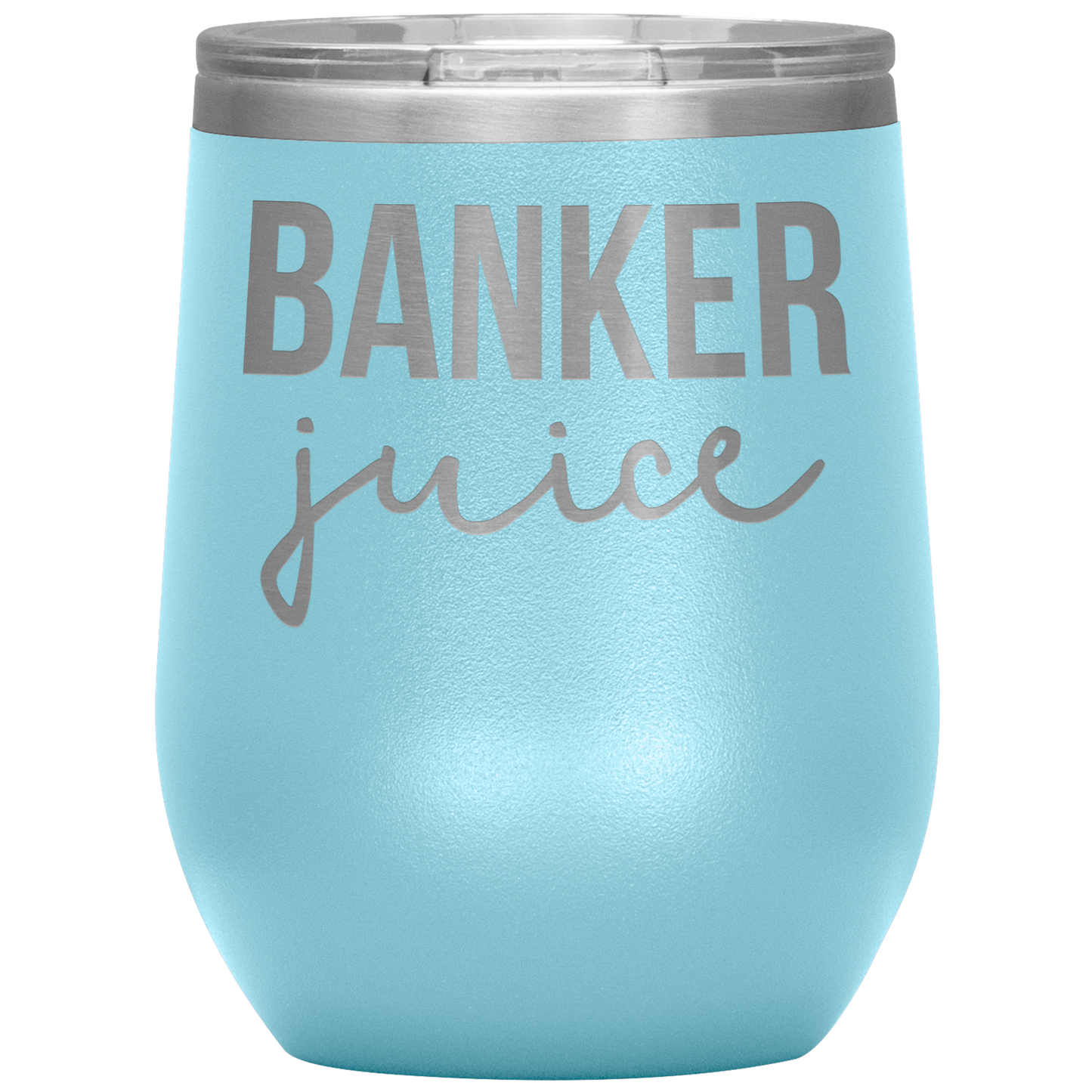 Banker Wine Tumbler, Funny Gifts, Travel Wine Cup, Birthday Gifts for Men and Women