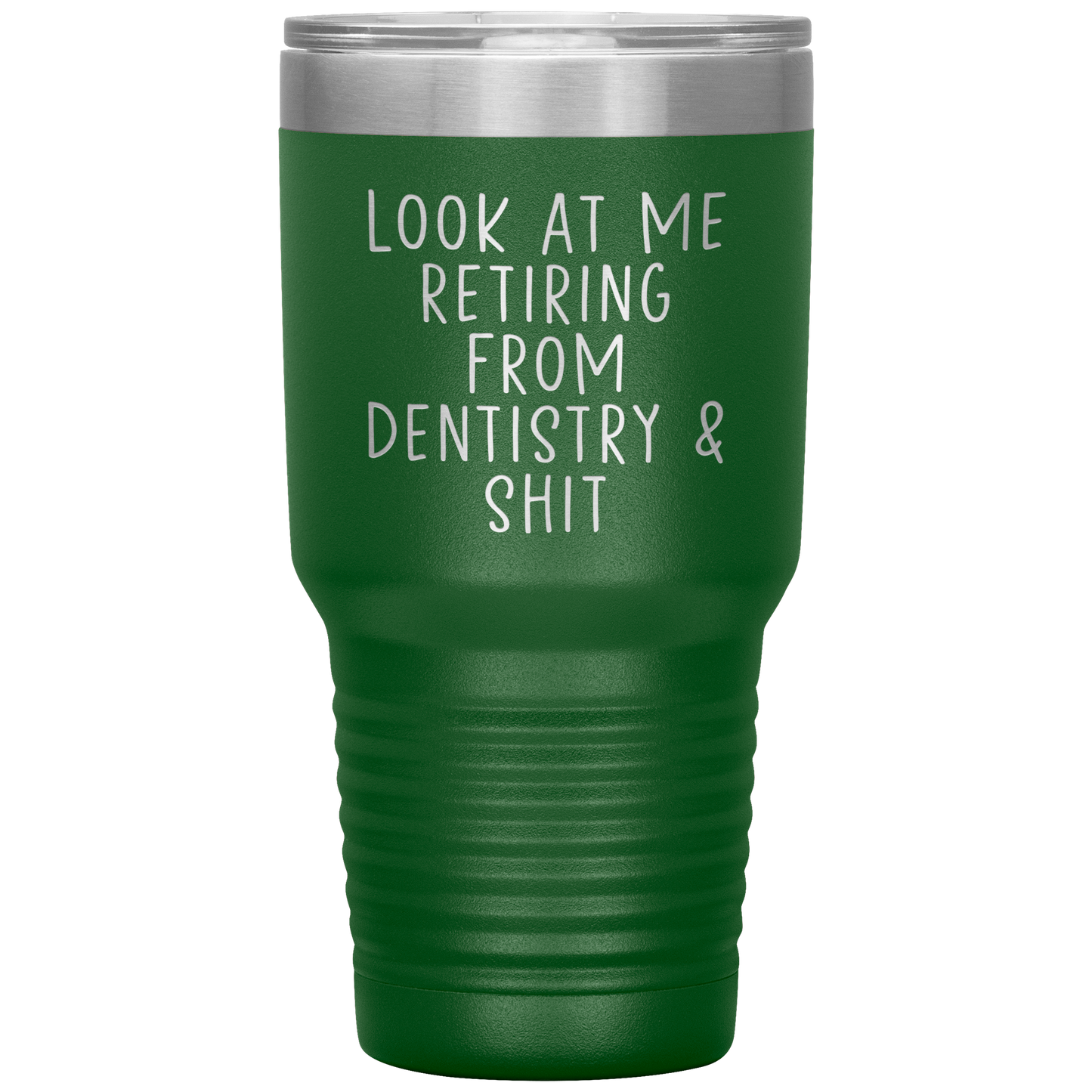 Tumbler de retiro del dentista, regalos de retiro del dentista, taza de café de viaje, regalos de cumpleaños para hombres y mujeres