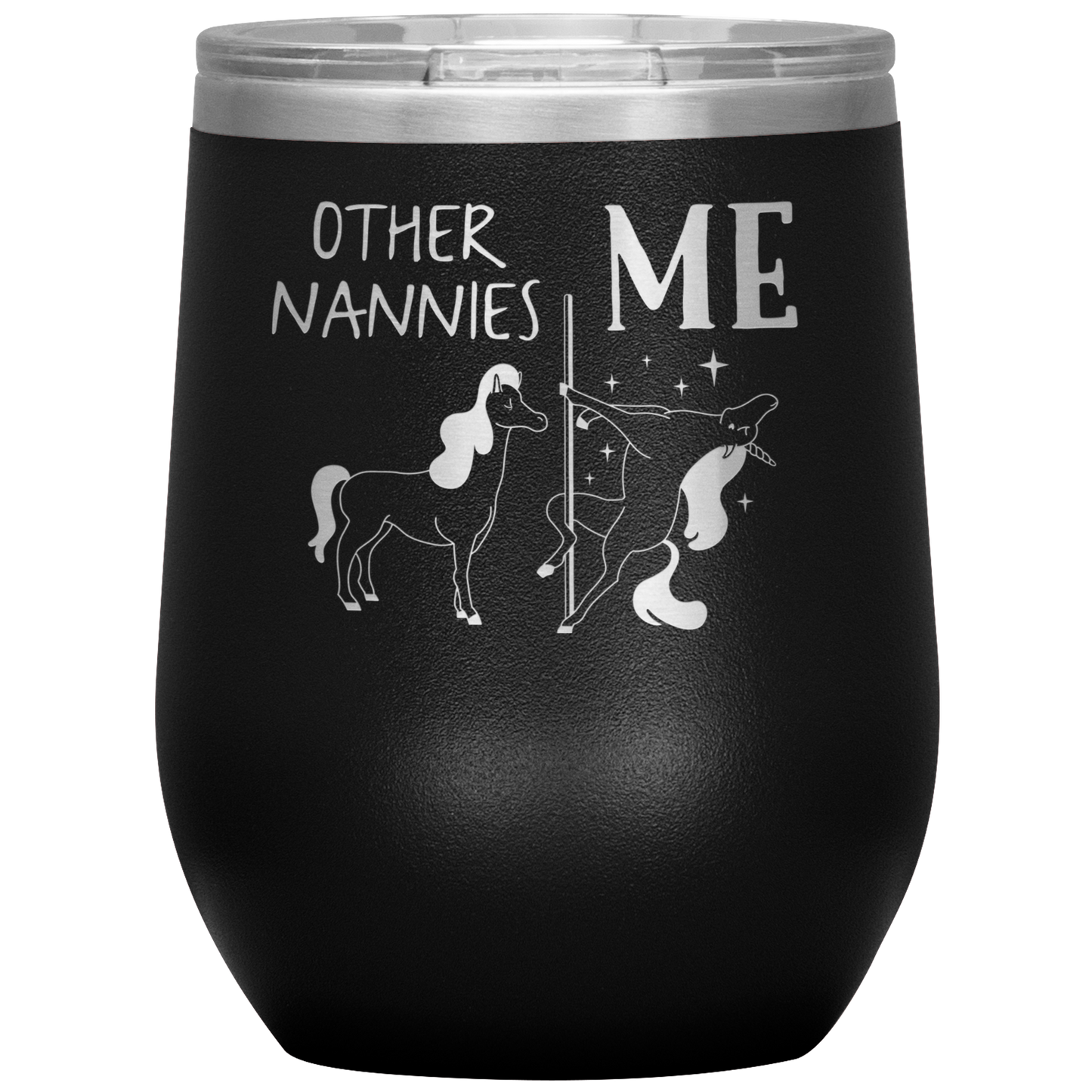 Nanny Wine Tumbler, Nanny Gifts, Travel Wine Cup, Birthday Gifts for Men and Women