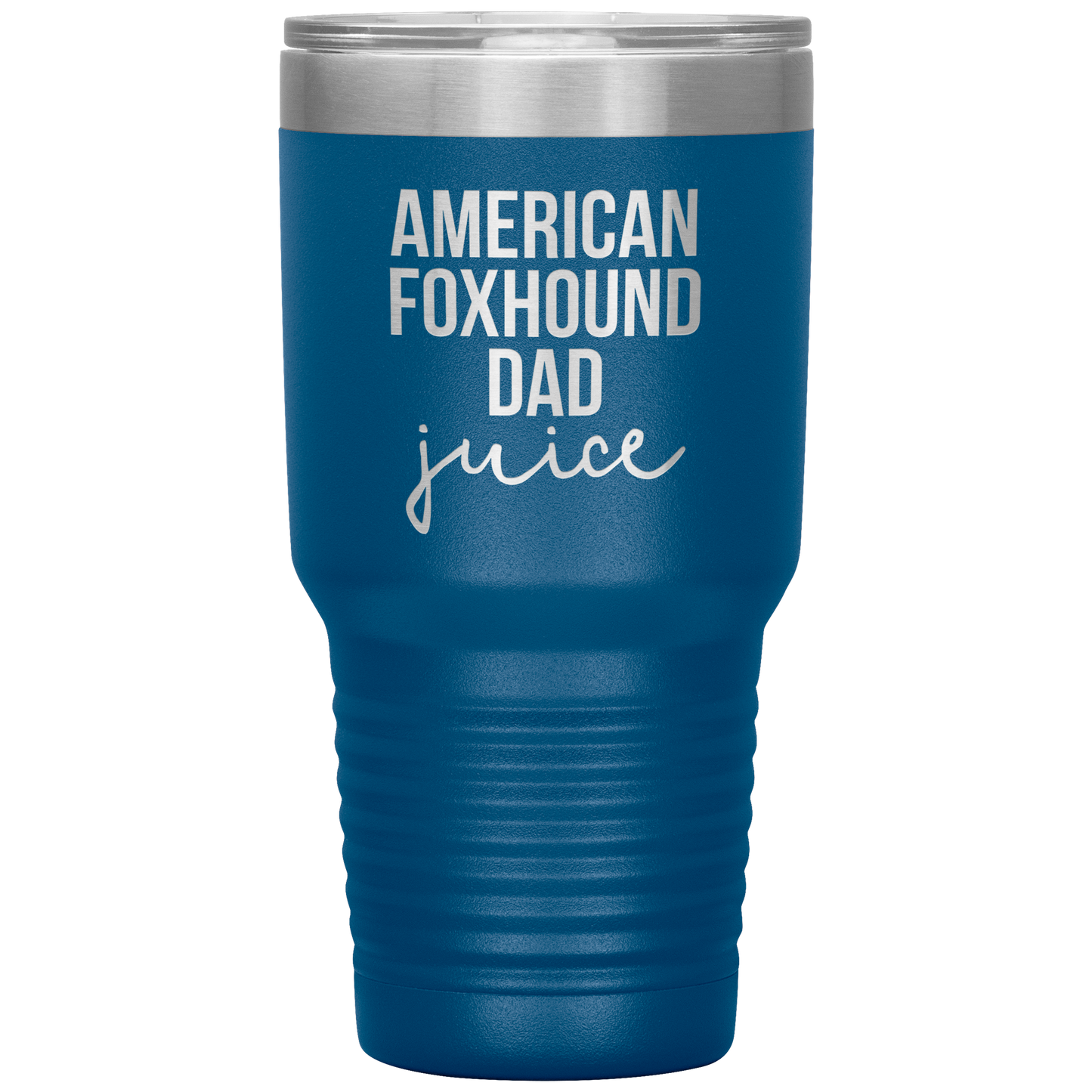 American Foxhound Dad Tumbler, Funny Travel Coffee Mug, Birthday Gifts for Men and Women