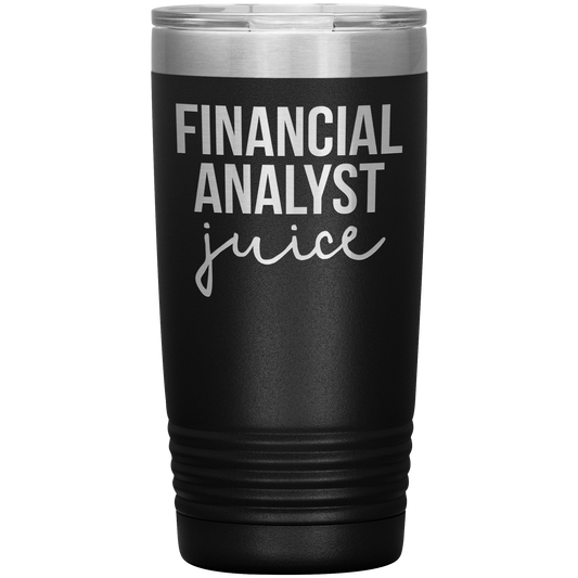 Financial Analyst Tumbler, Financial Analyst Gifts, Travel Coffee Mug, Birthday Gifts for Men and Women