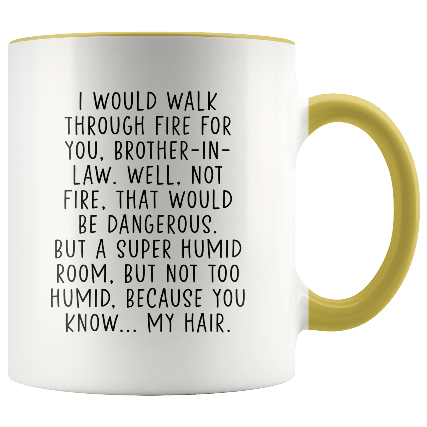 Brother in Law Gifts, Coffee Mug, Two Tone Accent Cup, Birthday Gift for Men and Women