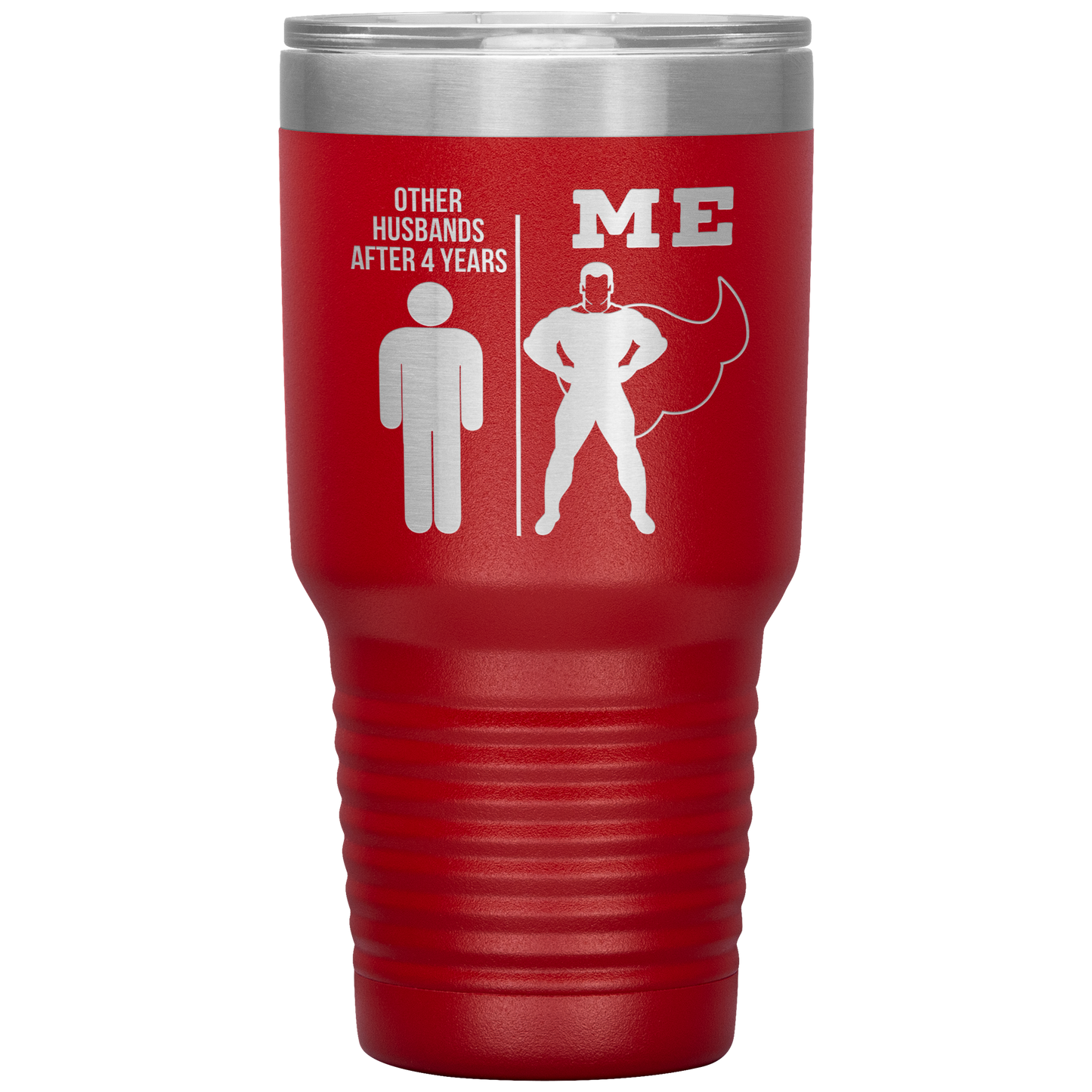 4th Anniversary Tumbler, 4th Anniversary Gifts, 4th Anniversary Coffee Mug, Birthday Gifts for Men