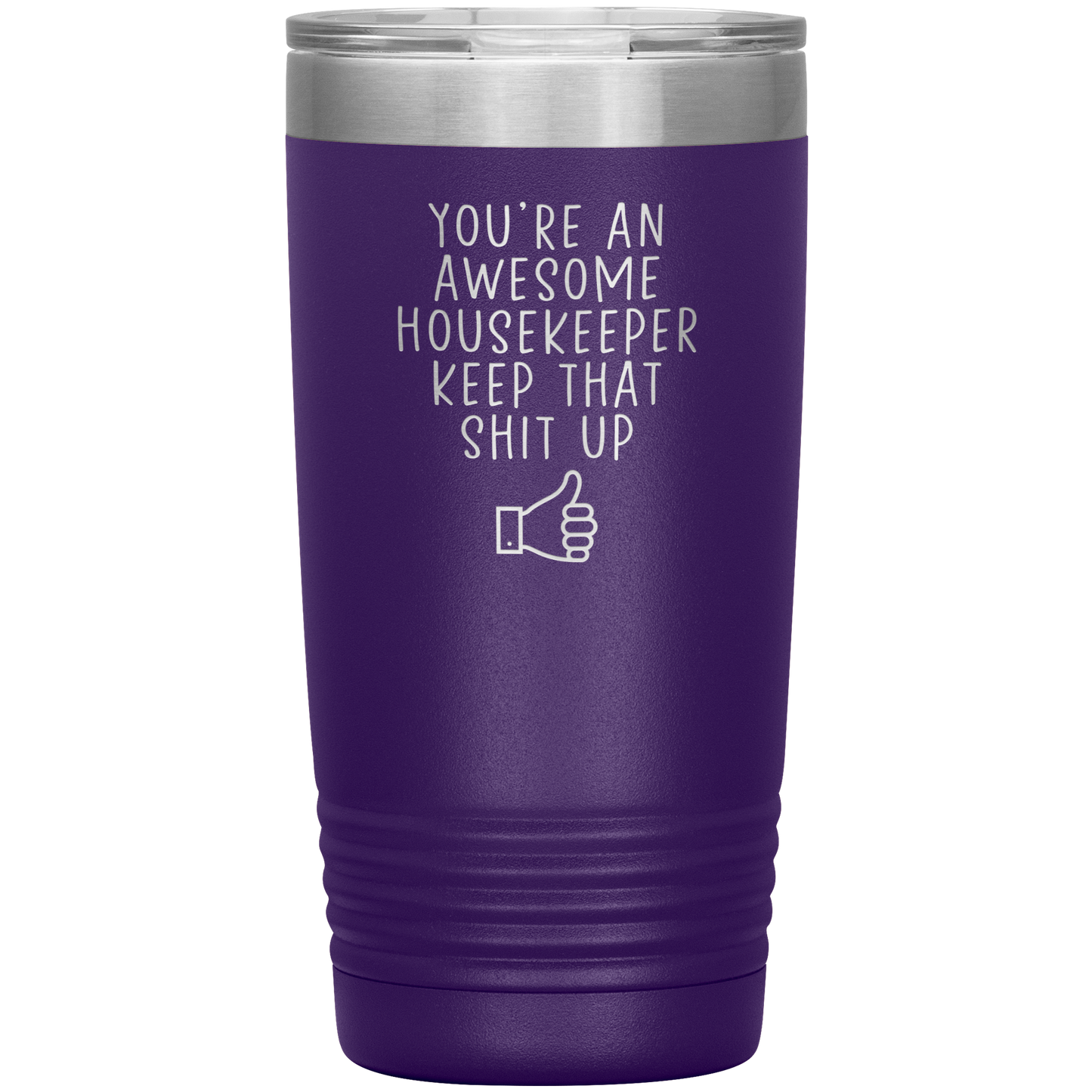 Ménkeeper Tumbler, Housekeeper Cadeaux, Travel Coffee Mug, Birthday Cadeaux pour les hommes et les femmes