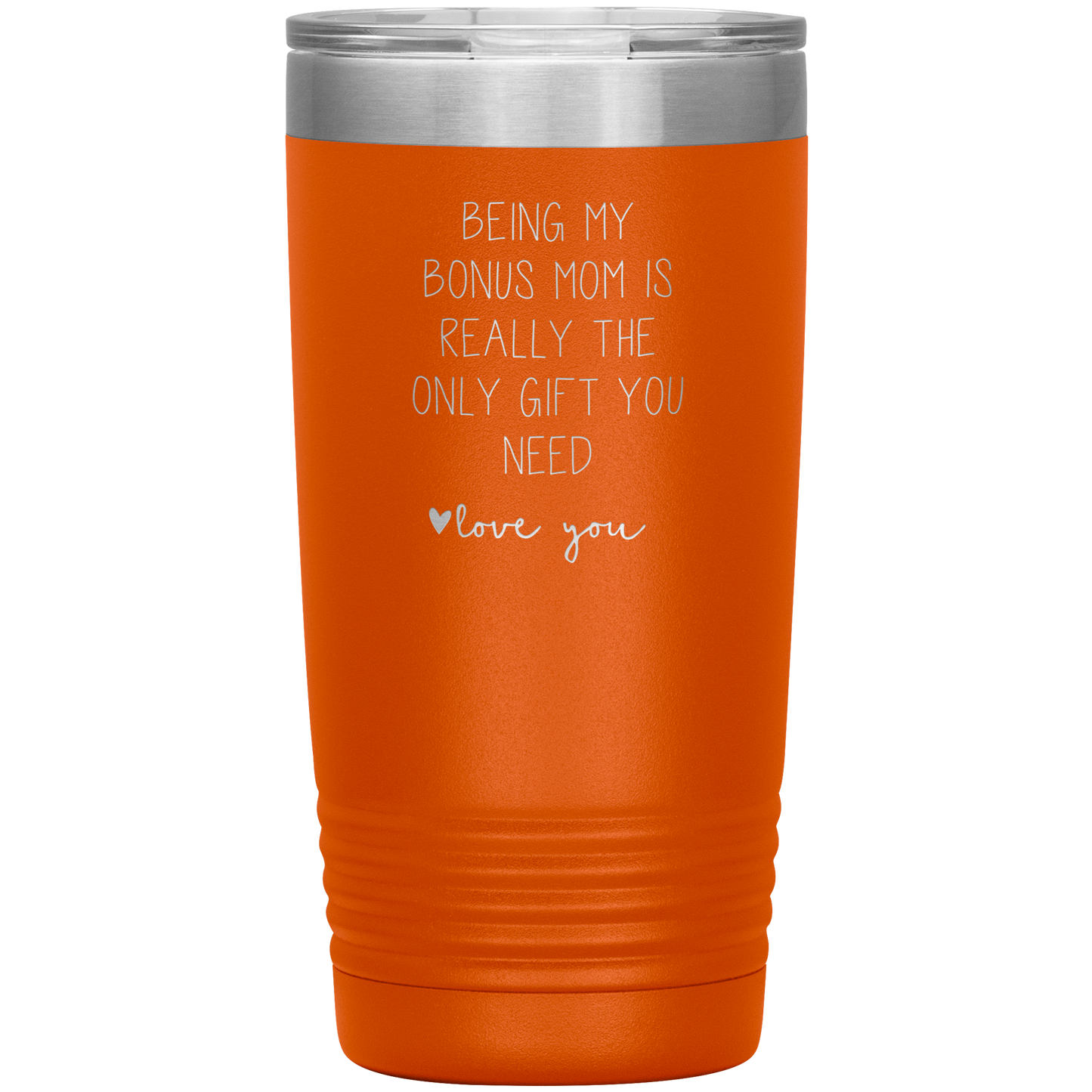 Bonus Mom Tumbler, Bonus Mom Gifts, Travel Coffee Mug, Birthday Gifts for Men and Women