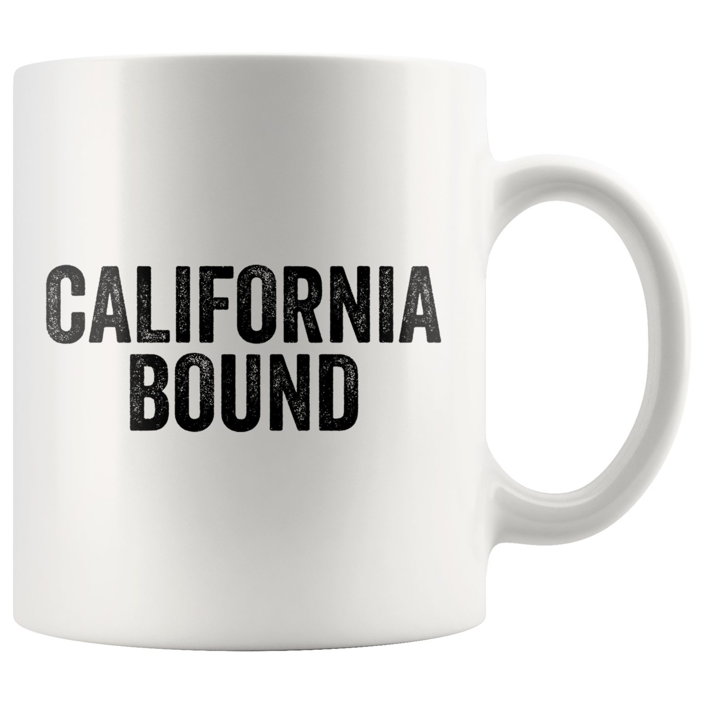 Moving to California Gifts, Coffee Mug, Two Tone Accent Cup, Birthday Gift for Men and Women