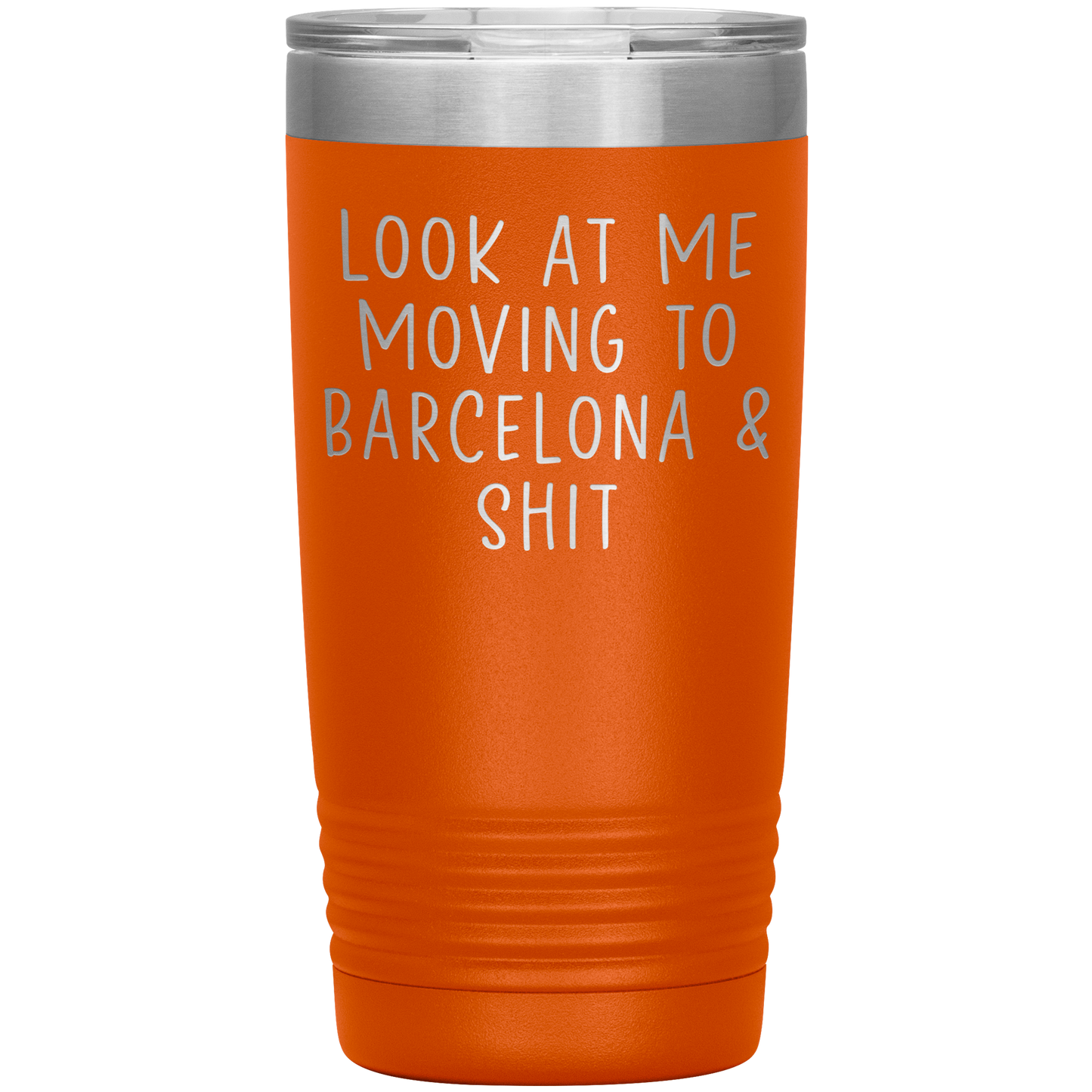 Moving to Barcelona Spain Tumbler, Funny Moving Away Travel Coffee Mug, Birthday Gifts for Men and Women