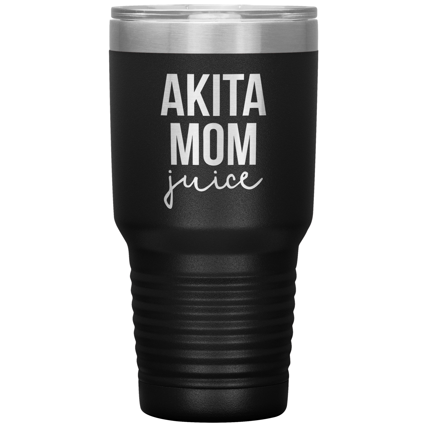 Akita Mom Tumbler, Funny Travel Coffee Mug, Birthday Gifts for Men and Women