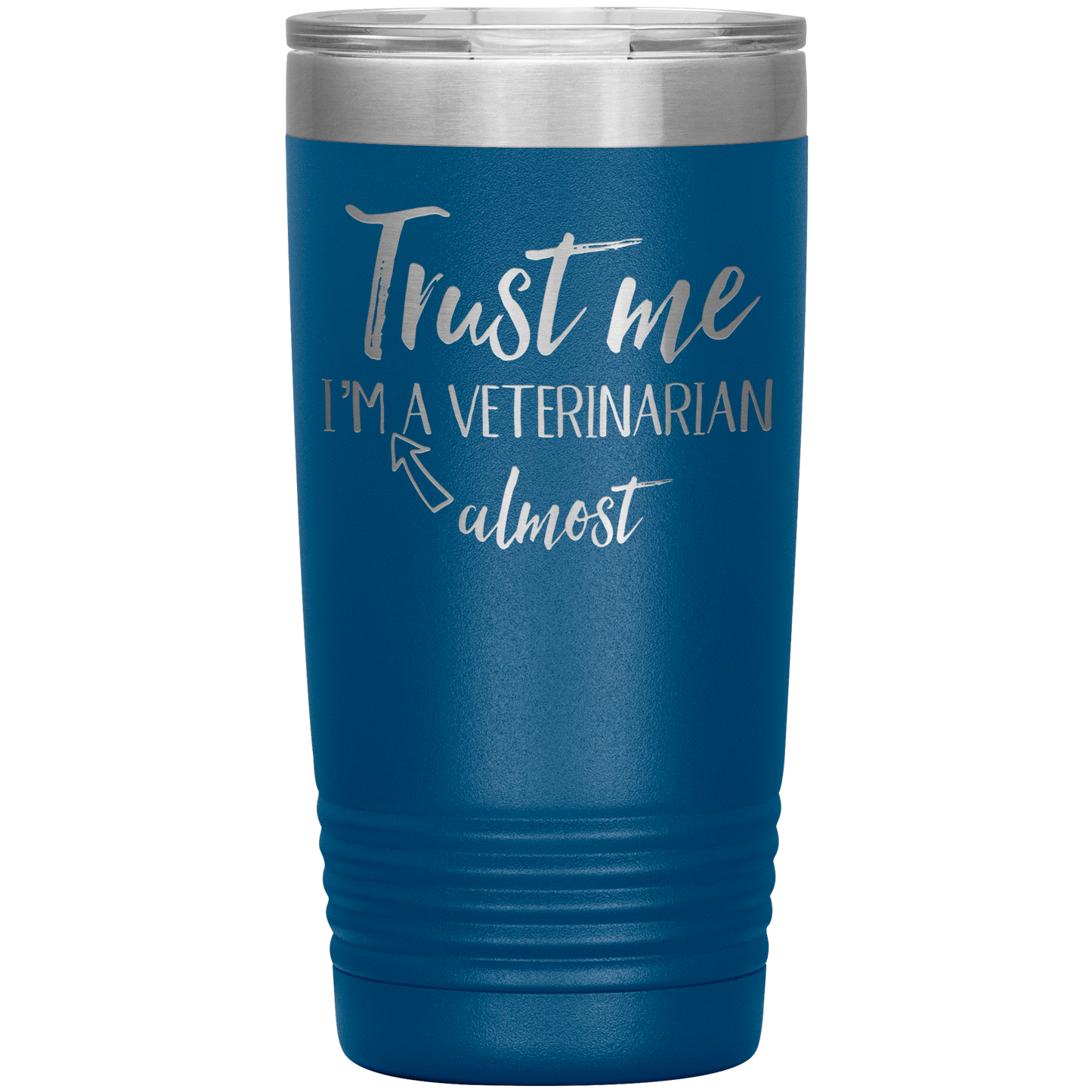 Presentes de estudantes da escola veterinária, caneca de café de pós-graduação da escola veterinária, tumbler de formatura, presentes de aniversário de Collie para homens e mulheres