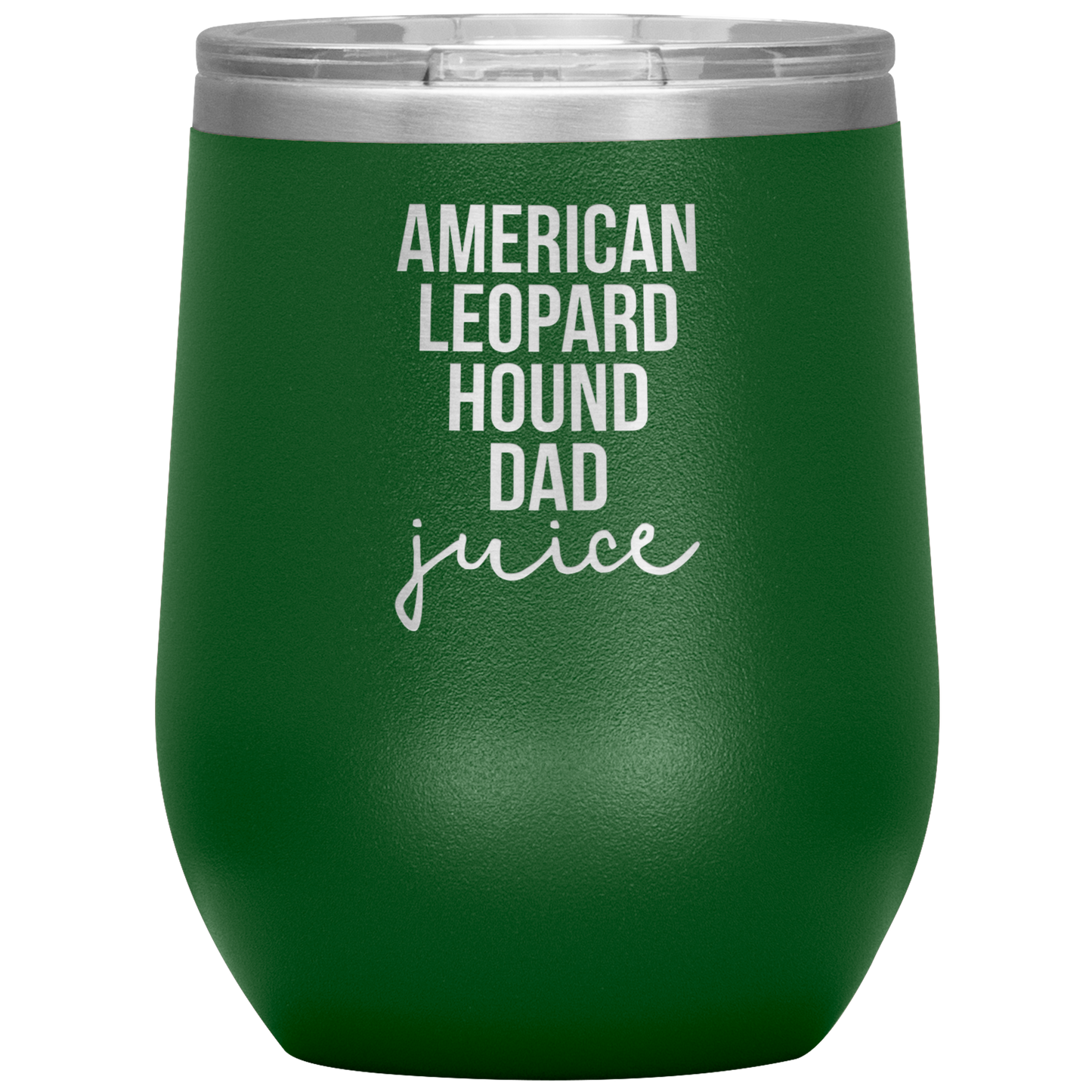 American Leopard Hound Dad Wine Tumbler, Funny Travel Wine Cup, Birthday Gifts for Men and Women