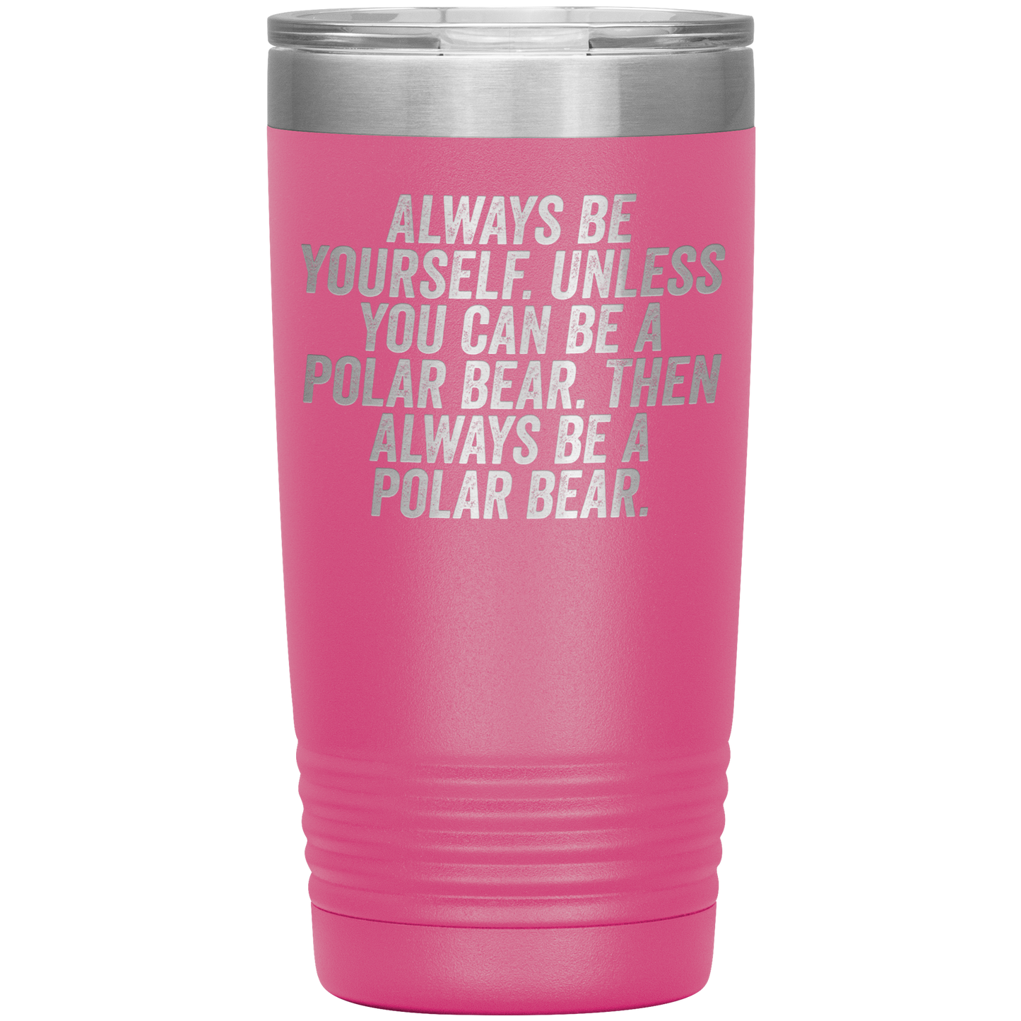 Polar Bear Tumbler, Polar Bear Gifts, Travel Coffee Mug, Birthday Gifts for Men and Women