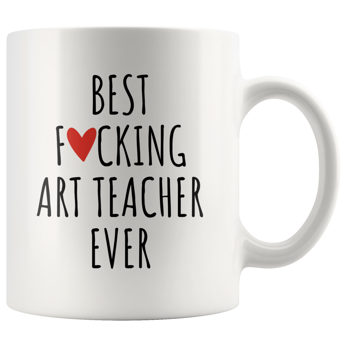 Art teacher Gifts, Coffee Mug, Two Tone Accent Cup, Birthday Gift for Men and Women