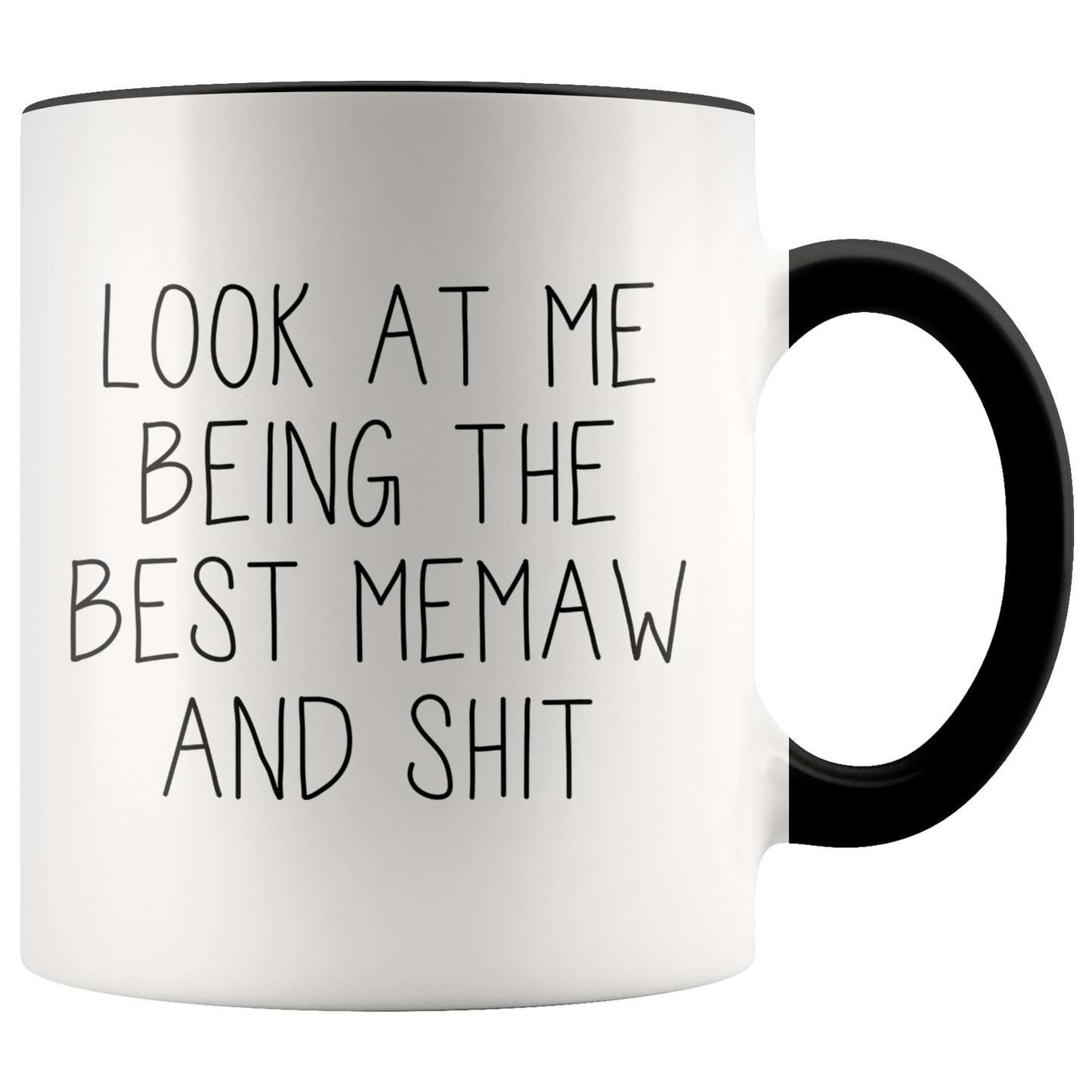 Memaw Gifts, Memaw Coffee Mug, Two Tone Accent Cup, Birthday Gift for Men and Women