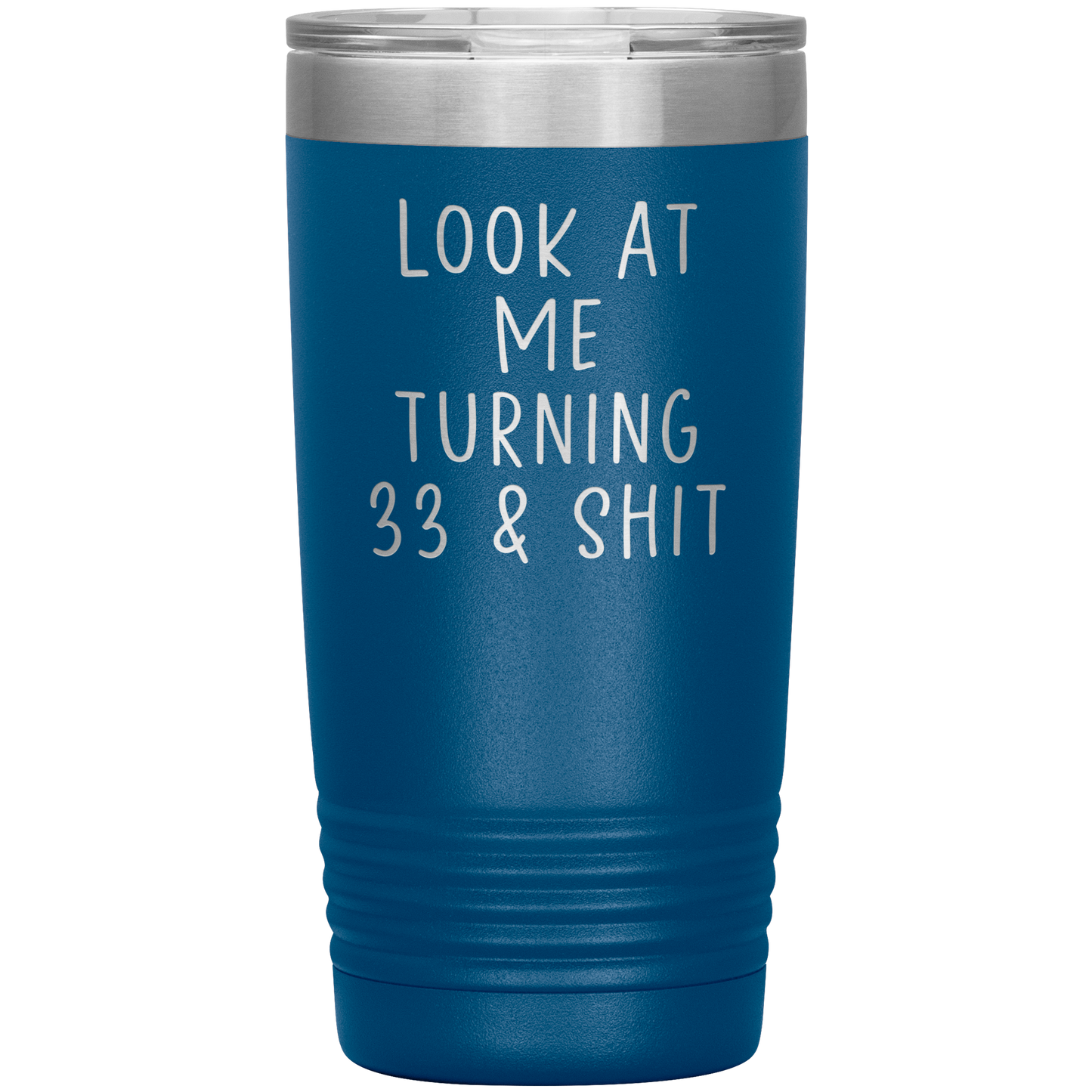 33ème anniversaire Tumbler, 33ème anniversaire des cadeaux, Café de voyage, cadeaux d'anniversaire pour hommes et femmes