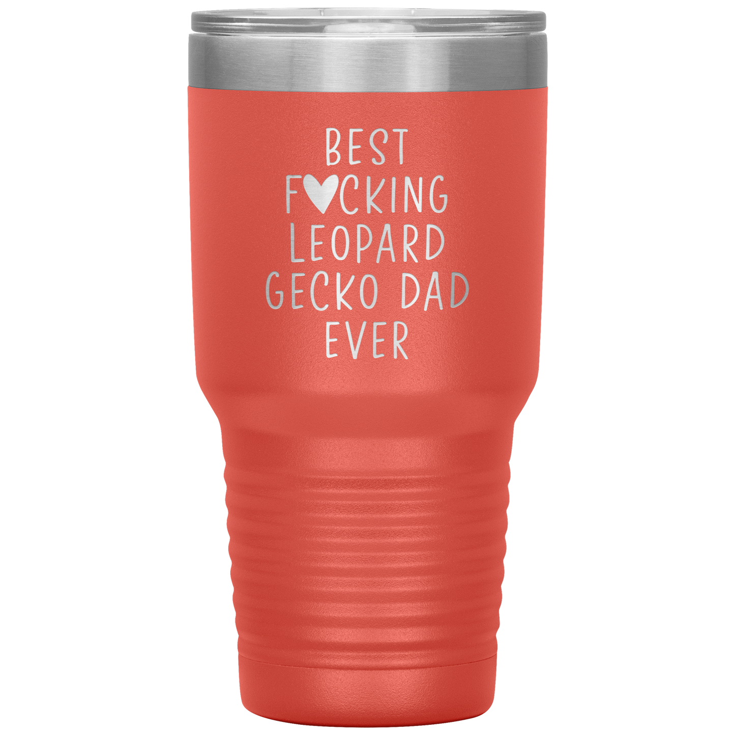 Leopard Gecko Dad Tumbler, Leopard Gecko Dad Gifts, Travel Coffee Mug, Birthday Gifts for Men and Women