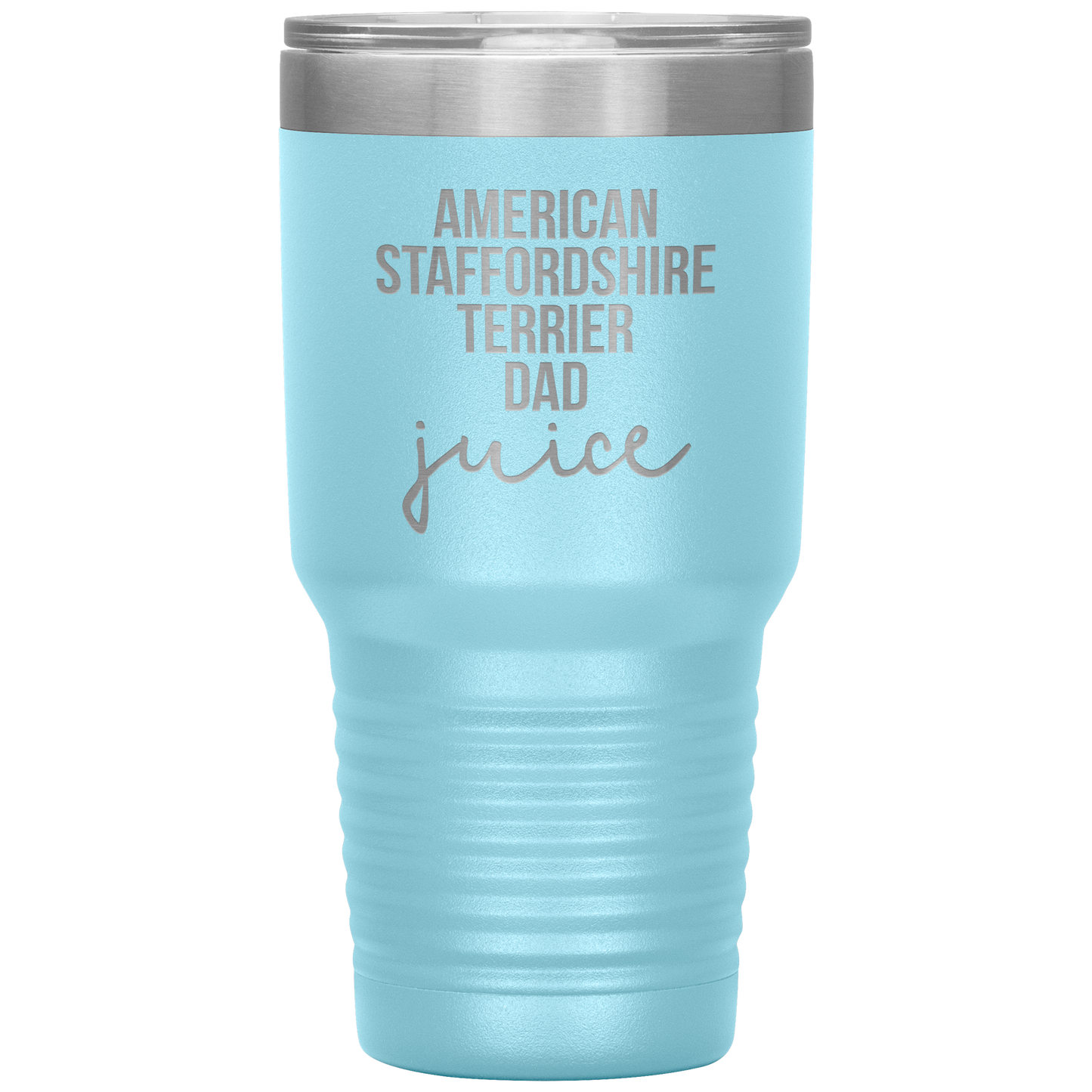 American Staffordshire Terrier Dad Tumbler, Funny Travel Coffee Mug, Birthday Gifts for Men and Women