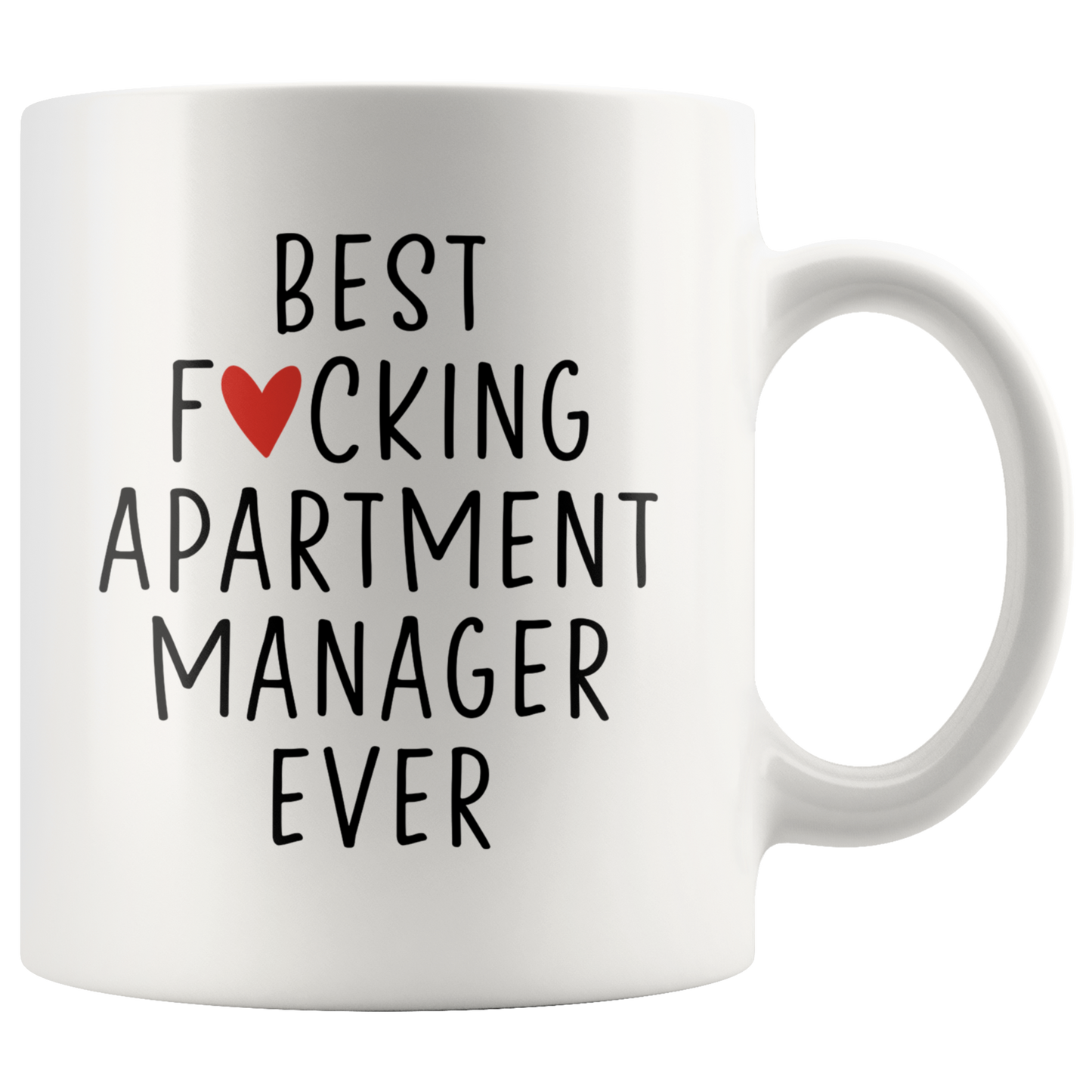 Apartment manager Gifts, Coffee Mug, Two Tone Accent Cup, Birthday Gift for Men and Women