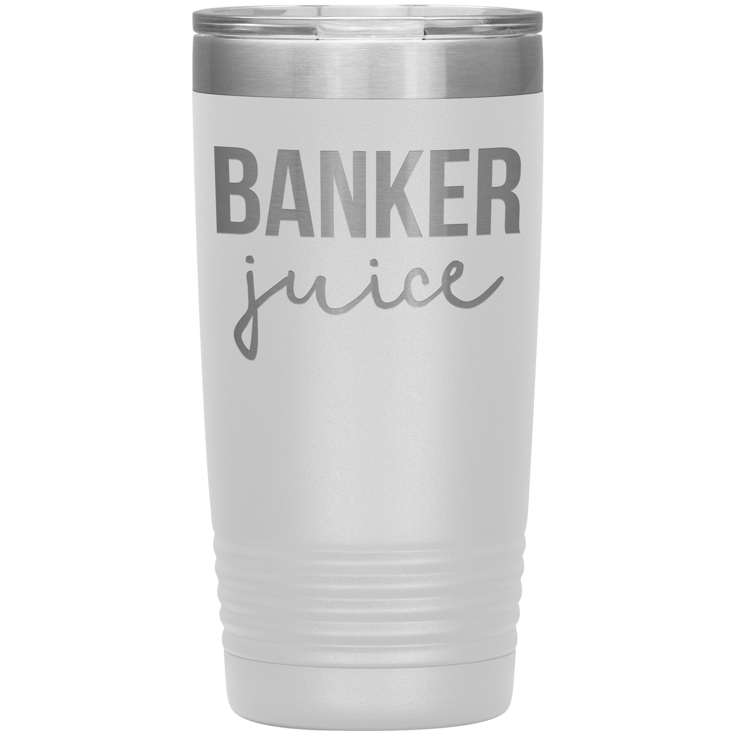 Banker Tumbler, Funny Travel Coffee Mug, Birthday Gifts for Men and Women