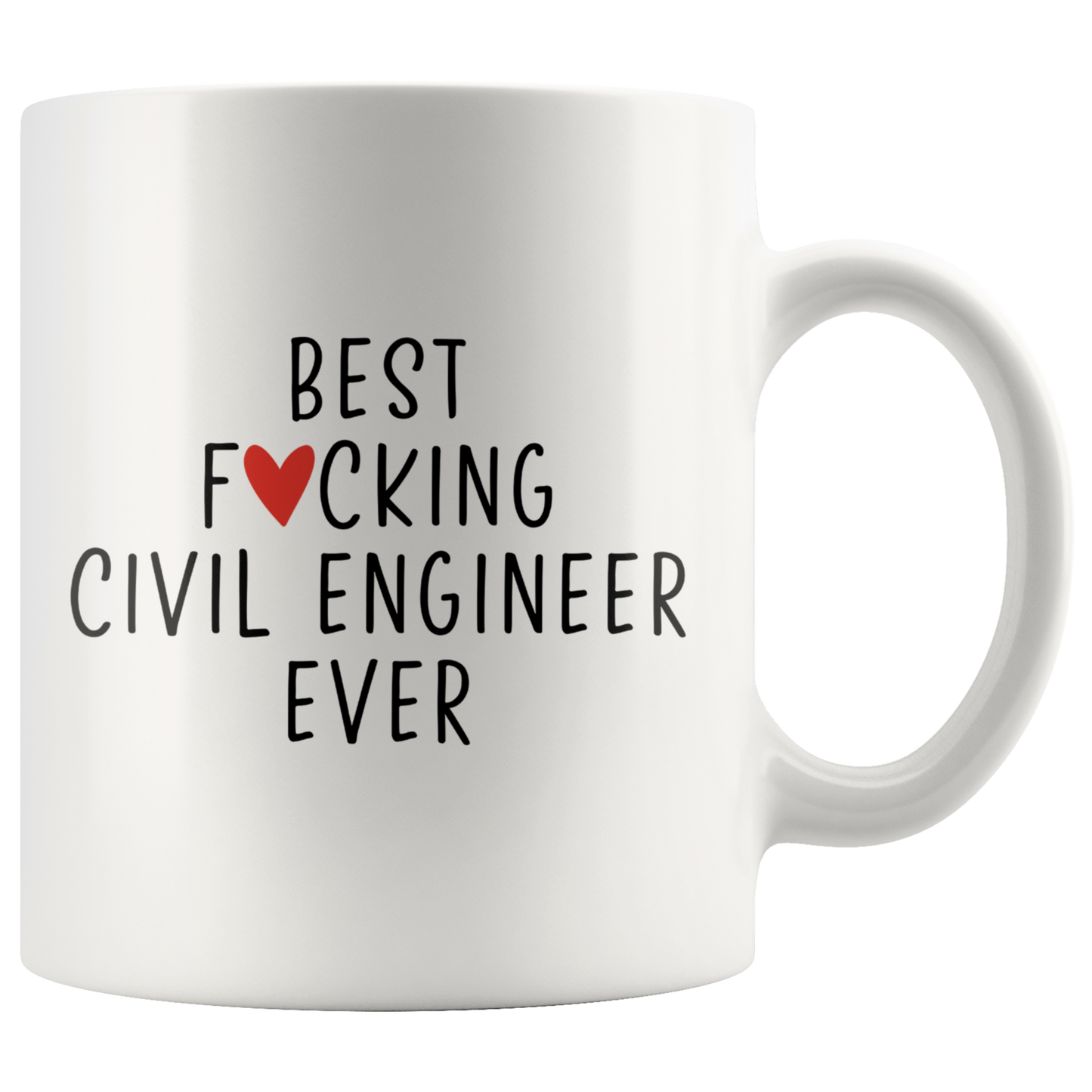 Civil engineer Gifts, Coffee Mug, Two Tone Accent Cup, Birthday Gift for Men and Women