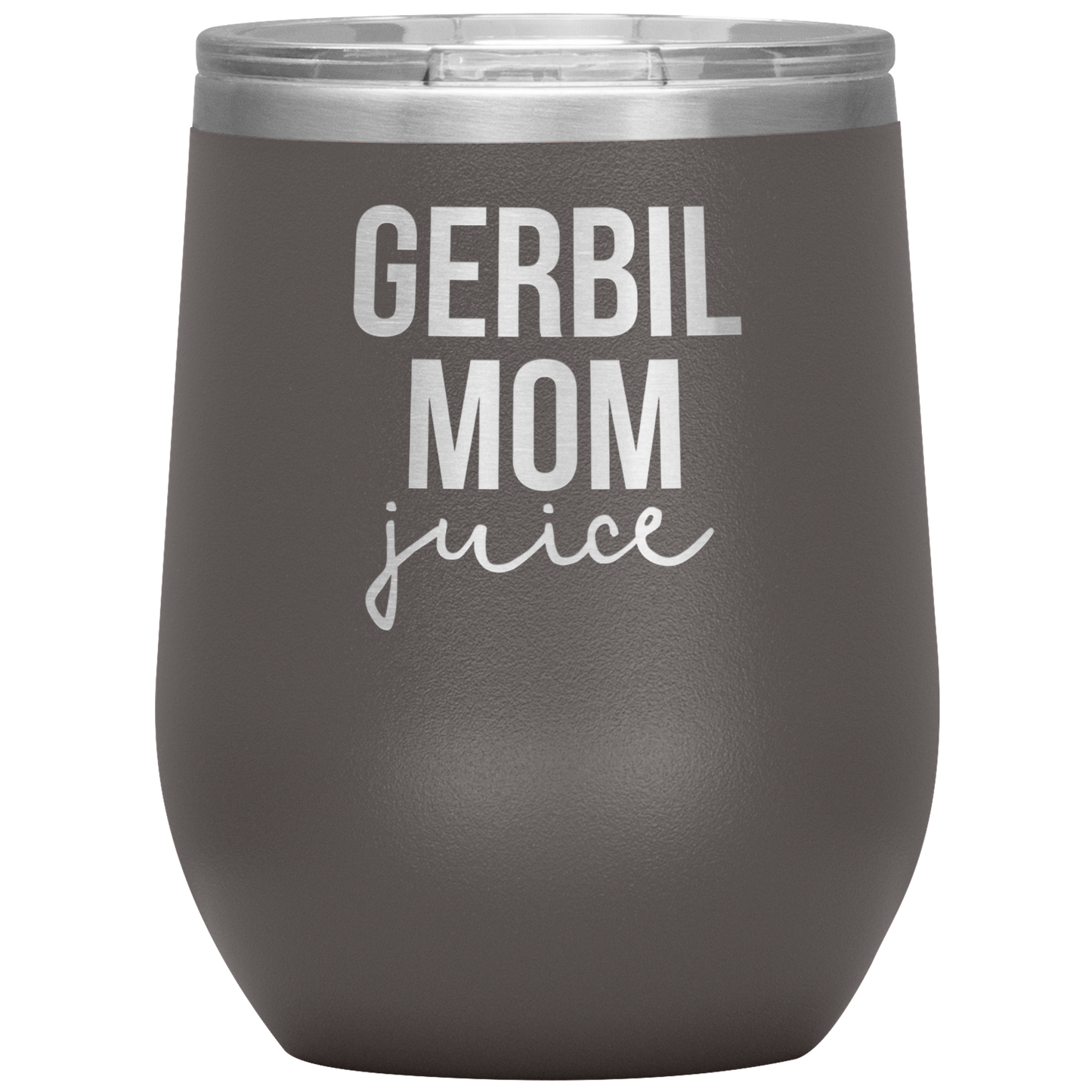 Gerbil Mom Wine Tumbler, Gerbil Mom Gifts, Travel Wine Cup, Birthday Gifts for Men and Women