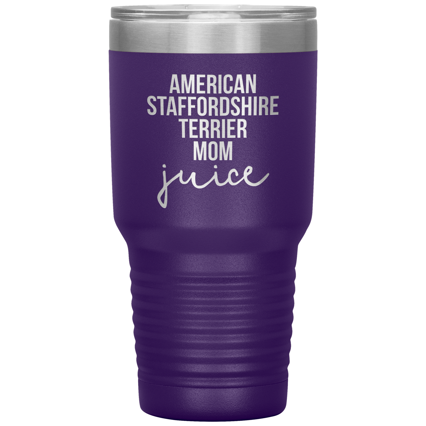 American Staffordshire Terrier Mom Tumbler, Funny Travel Coffee Mug, Birthday Gifts for Men and Women