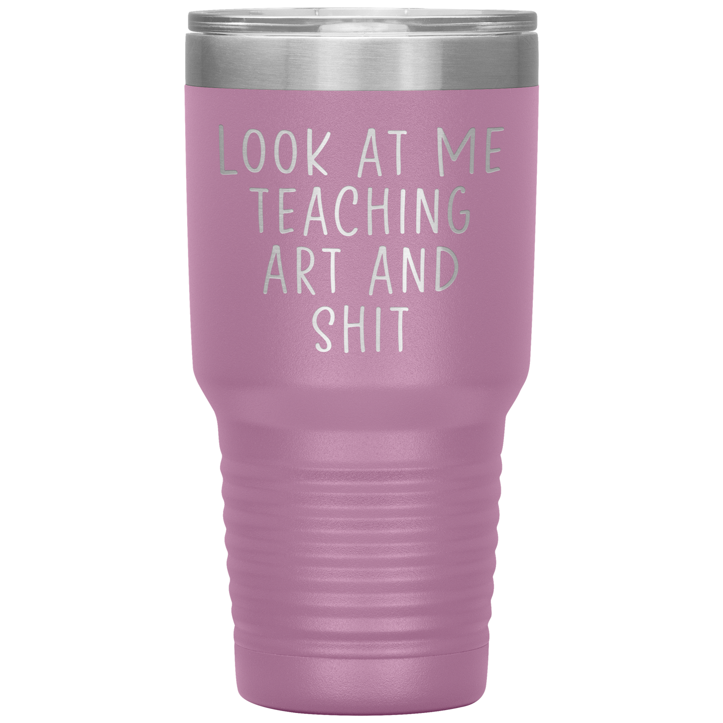 Professeur d’art Tumbler, Cadeaux professeur d’art, tasse de café de voyage, cadeaux d’anniversaire pour les hommes et les femmes