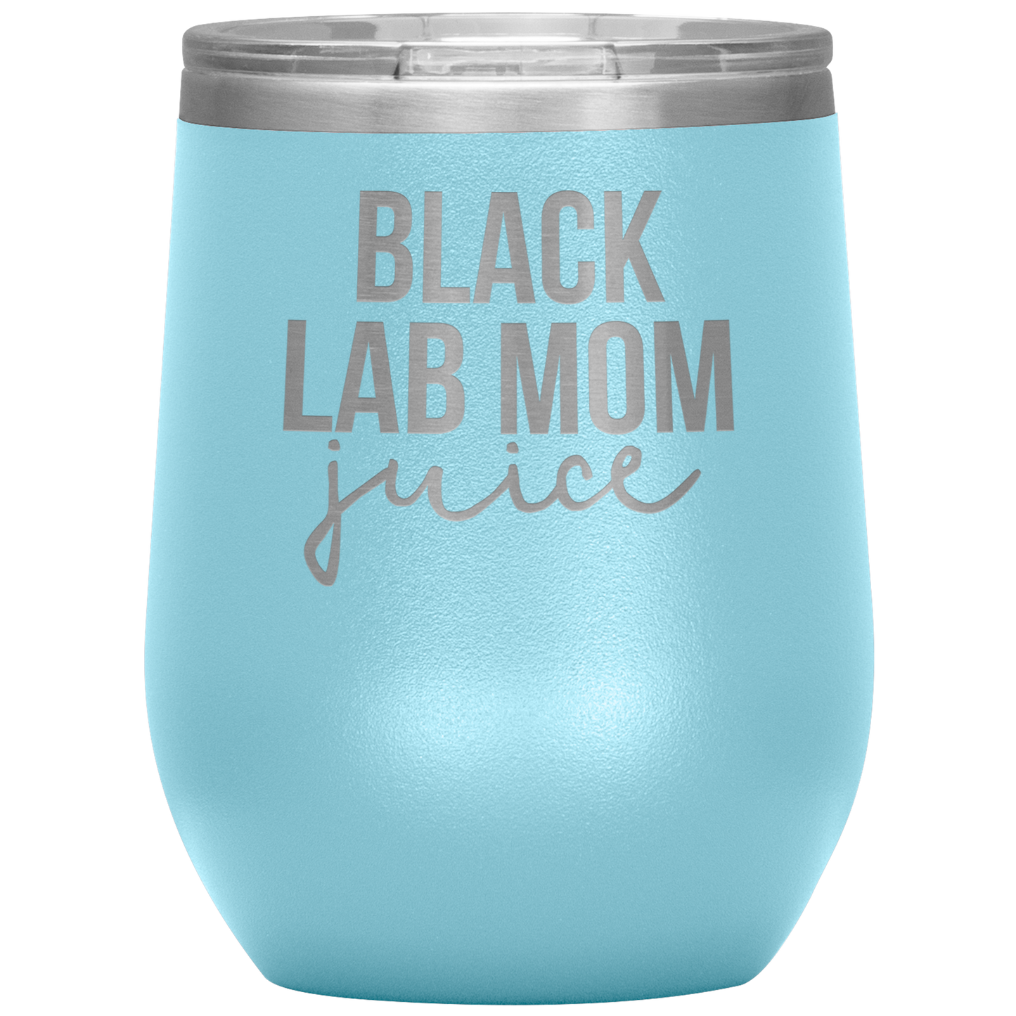 Verre de vin de maman de laboratoire noir, cadeaux de maman de laboratoire noirs, tasse de vin de voyage, cadeaux d'anniversaire pour les hommes et les femmes