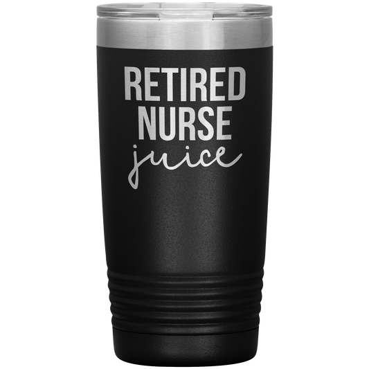 Retired Nurse Retirement Tumbler, Retired Nurse Retirement Gifts, Travel Coffee Mug, Birthday Gifts for Men and Women