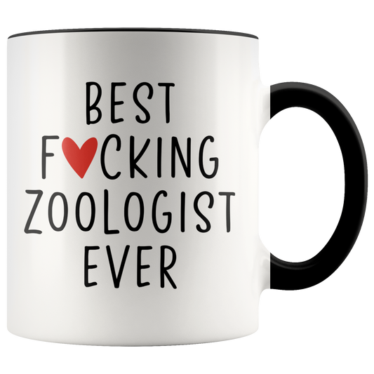 Zoologist Gifts, Coffee Mug, Two Tone Accent Cup, Birthday Gift for Men and Women