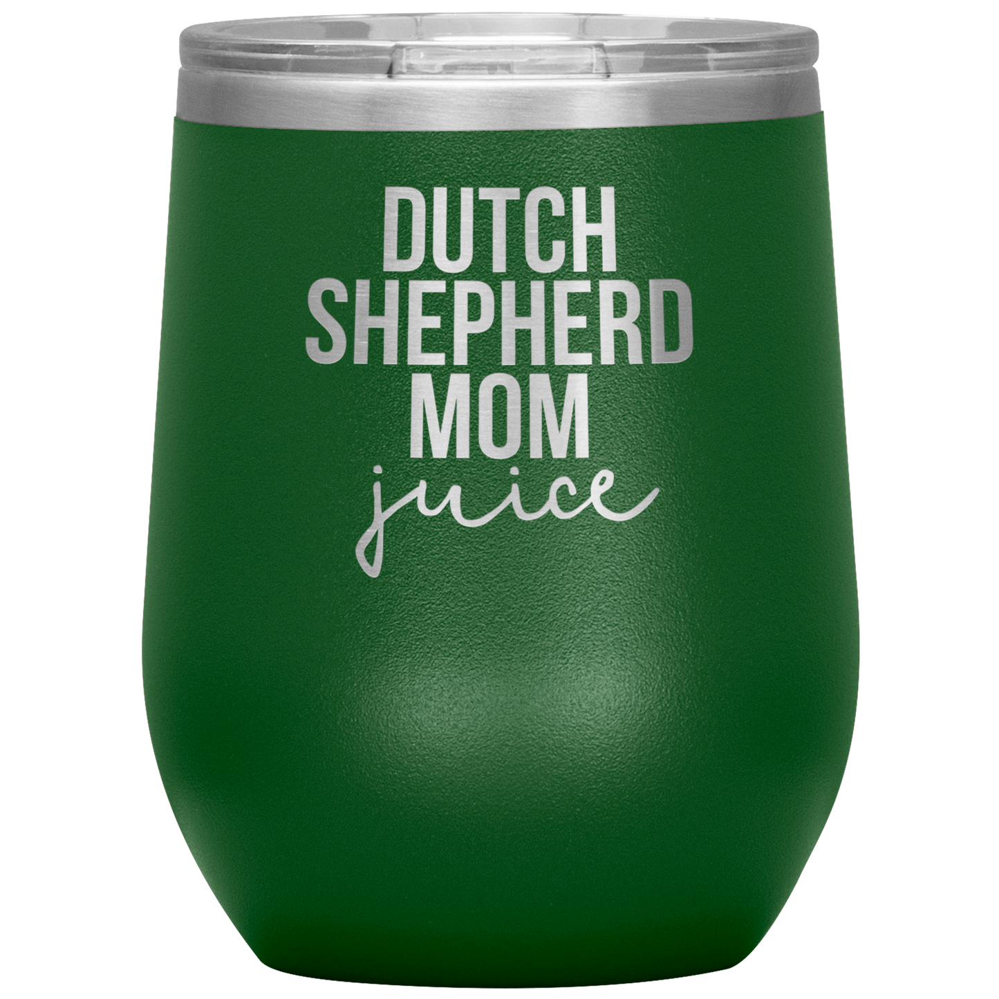 Dutch Shepherd Mom Gifts, Dutch Shepherd Mom Wine Glass, Wine Tumbler, Birthday Gifts for Men and Women