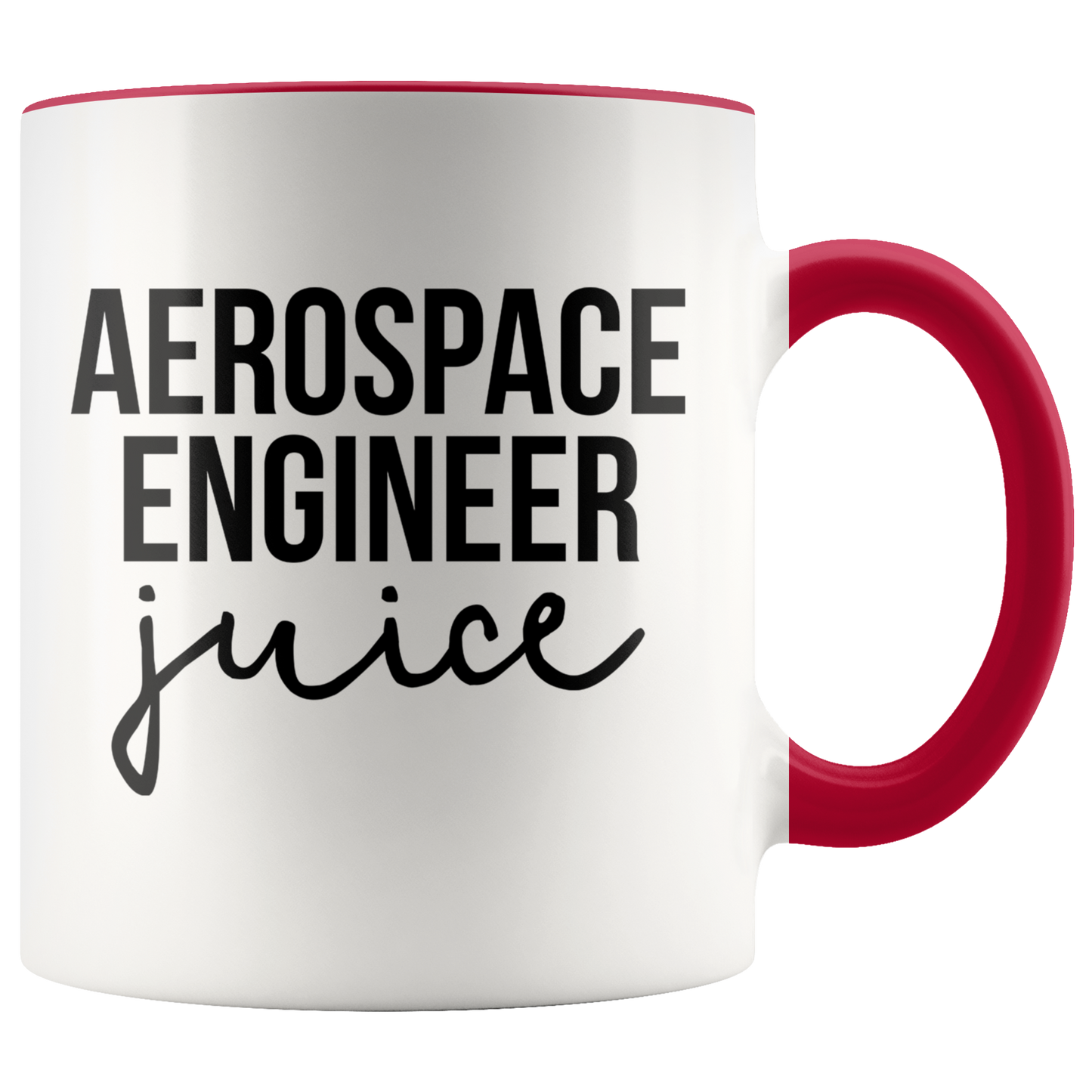 Aerospace engineer Gifts, Coffee Mug, Two Tone Accent Cup, Birthday Gift for Men and Women