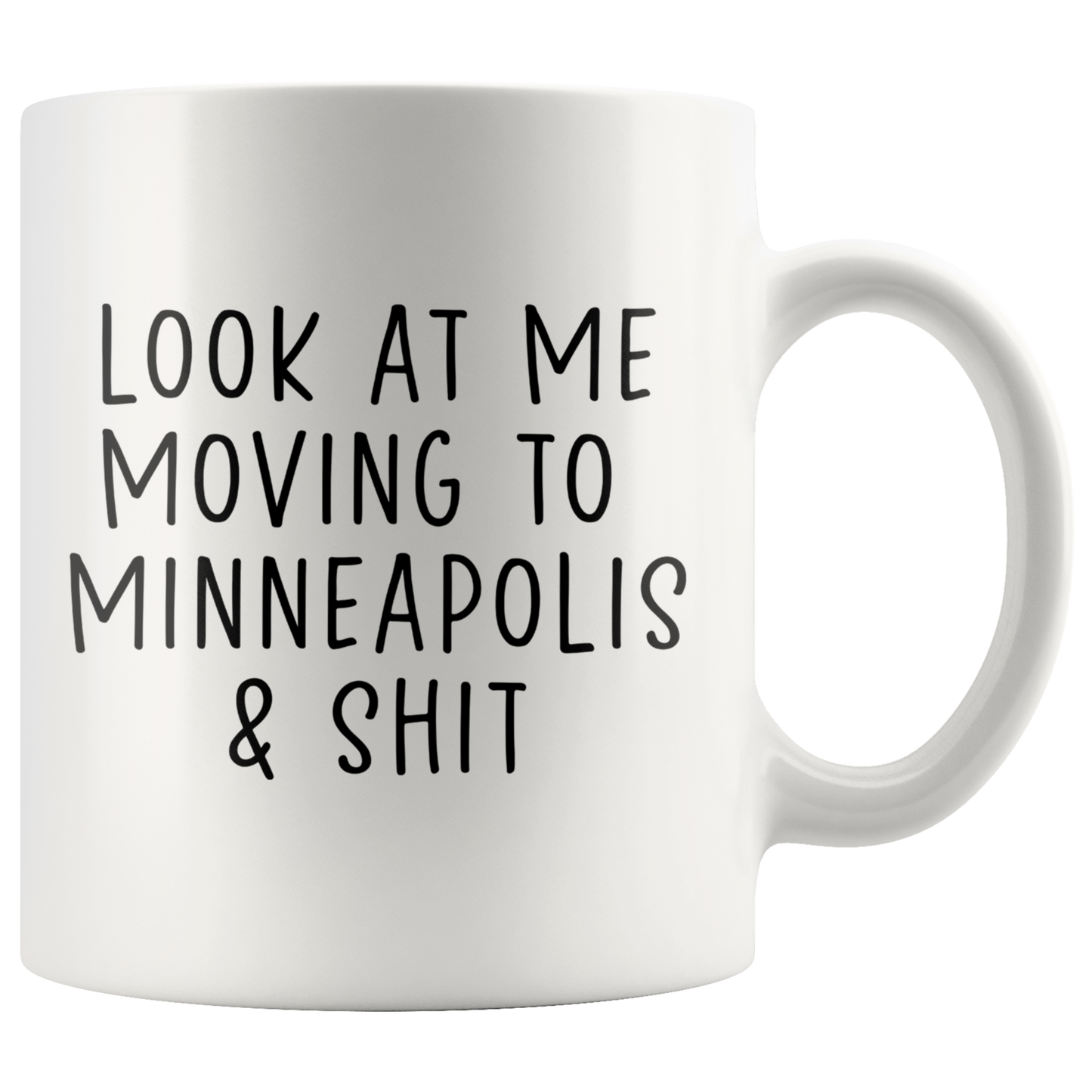 Moving to Minneapolis Minnesota Gifts, Coffee Mug, Two Tone Accent Cup, Birthday Gift for Men and Women