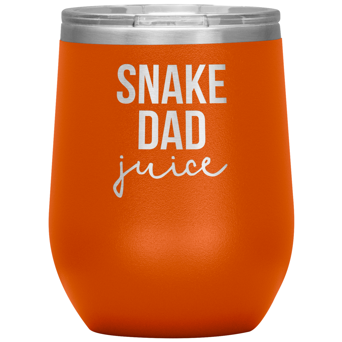 Snake Dad Wine Tumbler, Snake Dad Gifts, Travel Wine Cup, Birthday Gifts for Men and Women