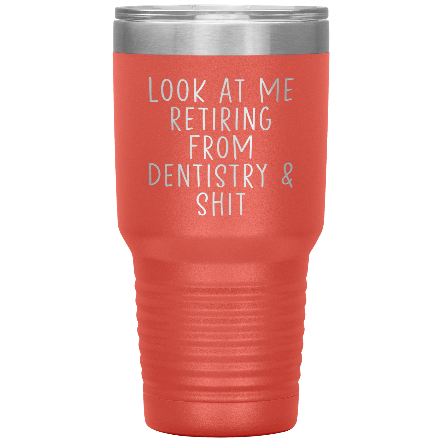 Tumbler de retiro del dentista, regalos de retiro del dentista, taza de café de viaje, regalos de cumpleaños para hombres y mujeres