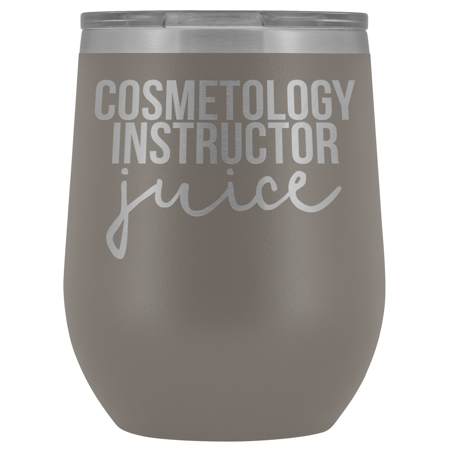 Cosmetology Instructor Gifts, Cosmetology Instructor Wine Tumbler, Cup, Funny Birthday Gifts for Men and Women