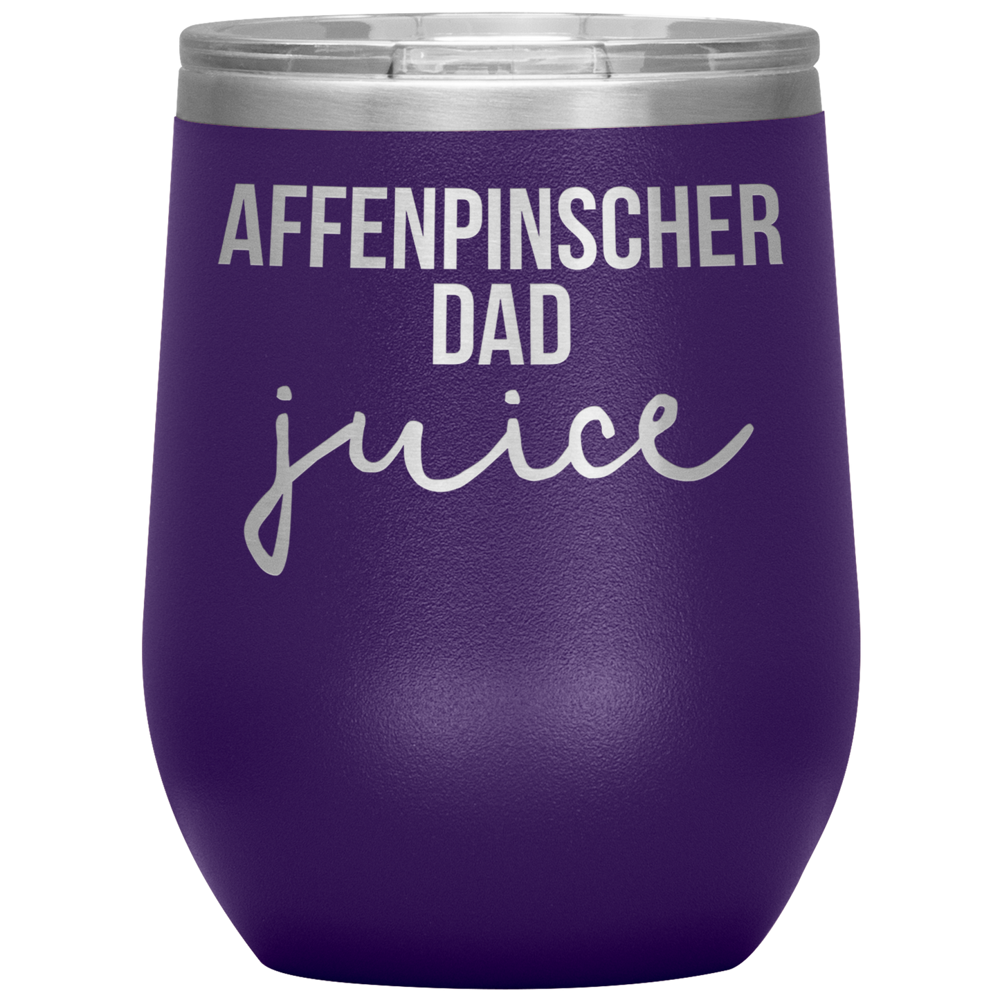 Affenpinscher Dad Wine Tumbler, Funny Travel Wine Cup, Birthday Gifts for Men and Women