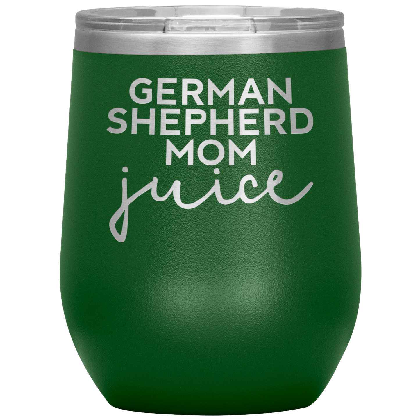 German Shepherd Mom Wine Tumbler, German Shepherd Mom Gifts, Travel Wine Cup, Birthday Gifts for Men and Women