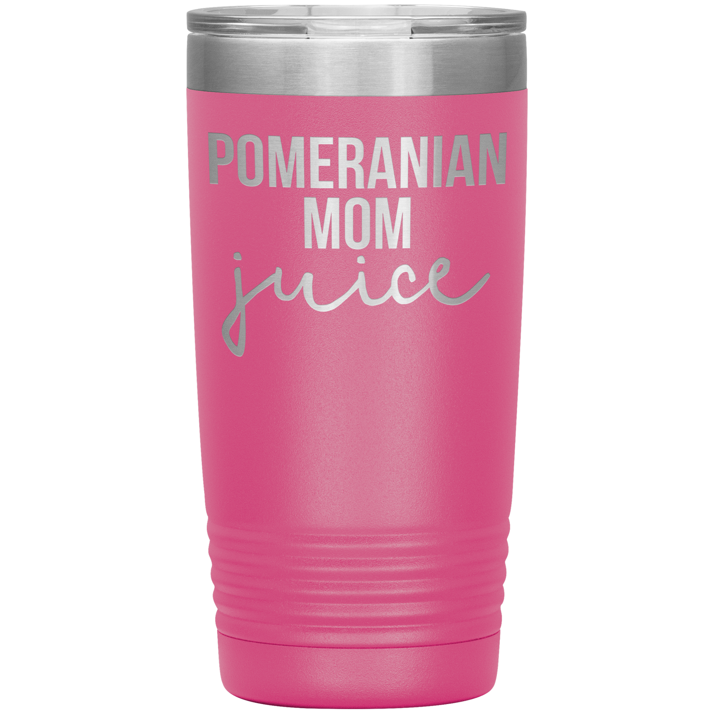 Pomeranian Mom Tumbler, Pomeranian Mom Gifts, Travel Coffee Mug, Cadeaux d’anniversaire pour hommes et femmes