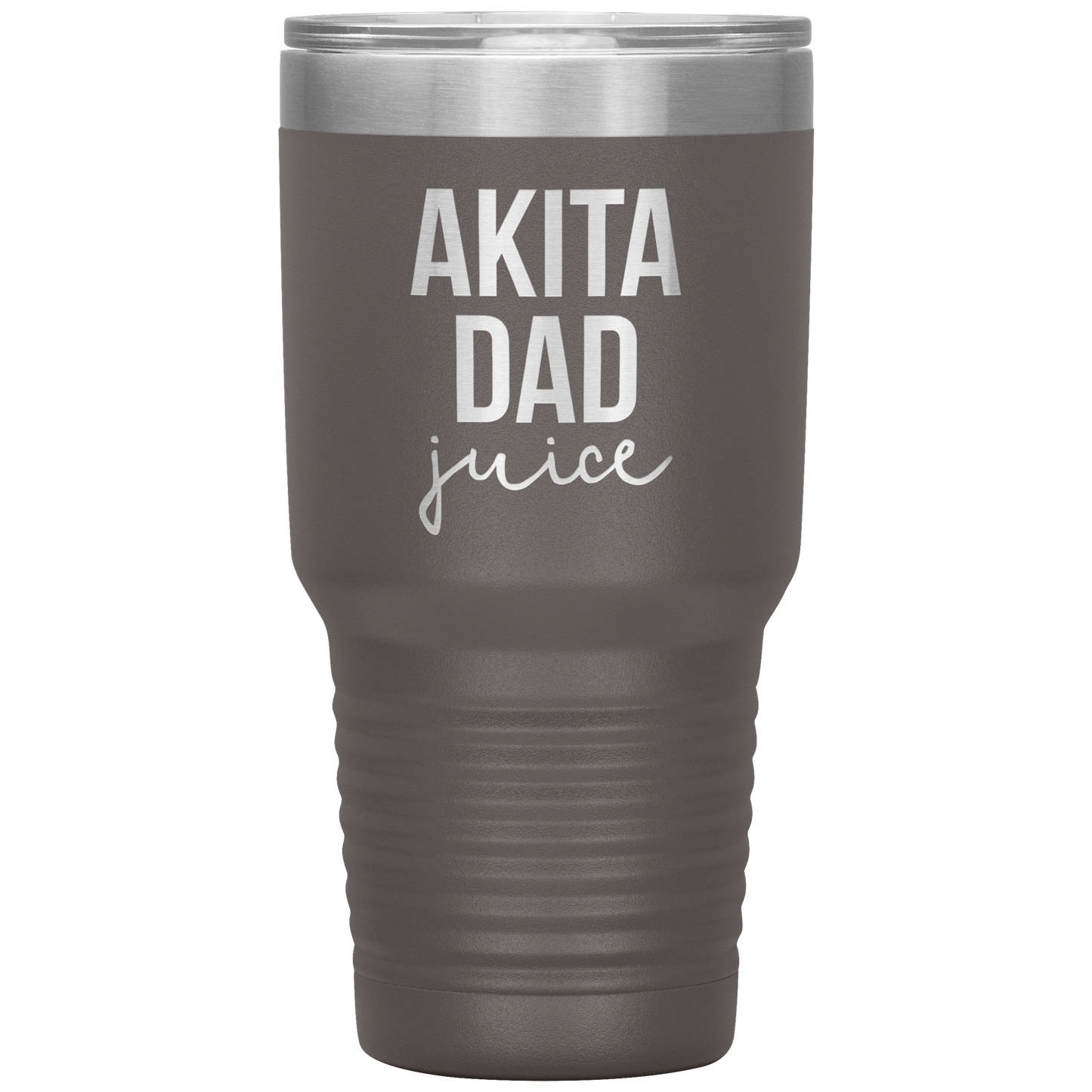 Akita Dad Tumbler, Funny Travel Coffee Mug, Birthday Gifts for Men and Women