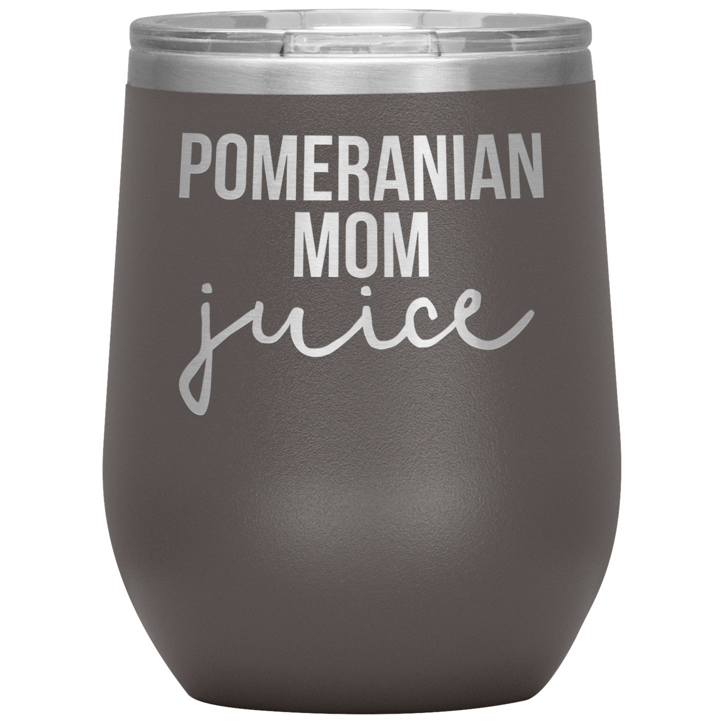 Pomeranian Maman vin Tumbler, Pomeranian maman cadeaux, voyage Vin Tasse, Cadeaux D'anniversaire pour hommes et femmes