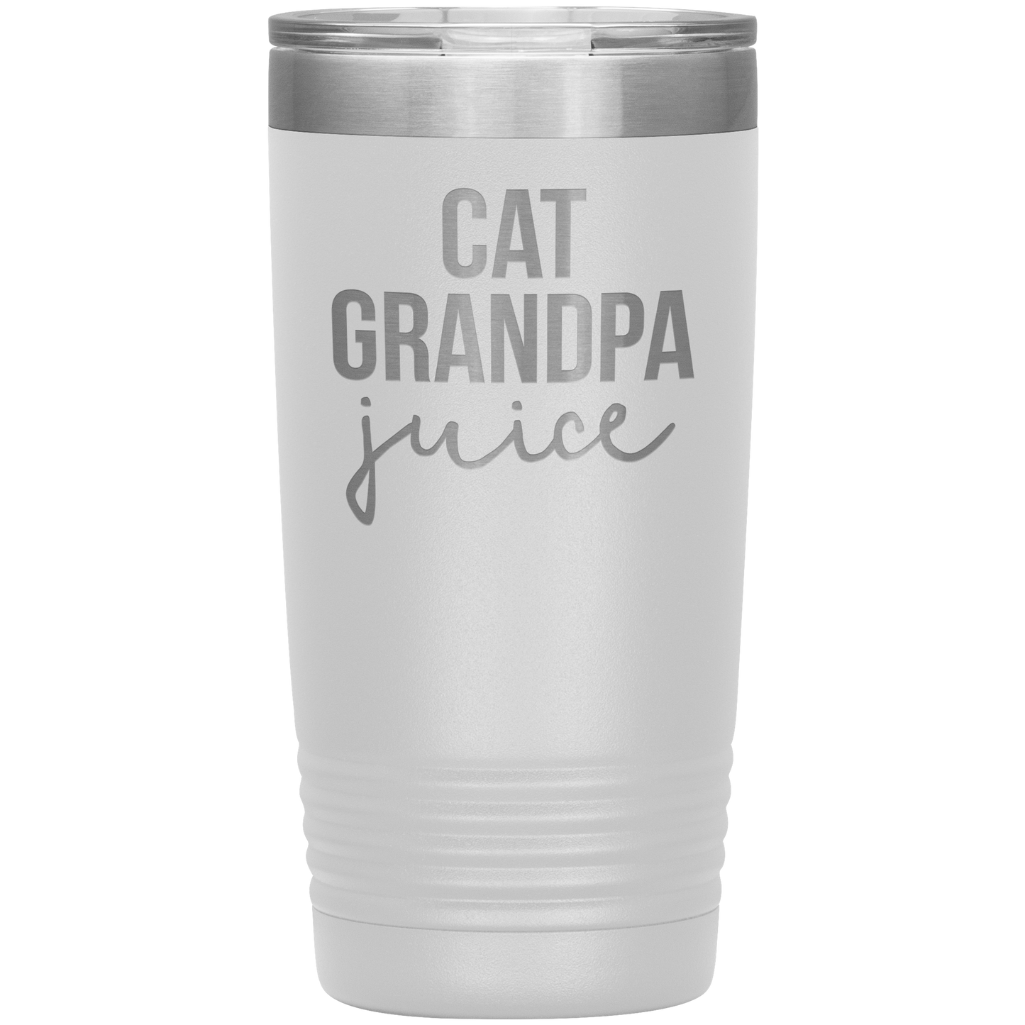 Cat Grandpa Tumbler, Cat Grandpa Gifts, Travel Coffee Mug, Birthday Gifts for Men and Women