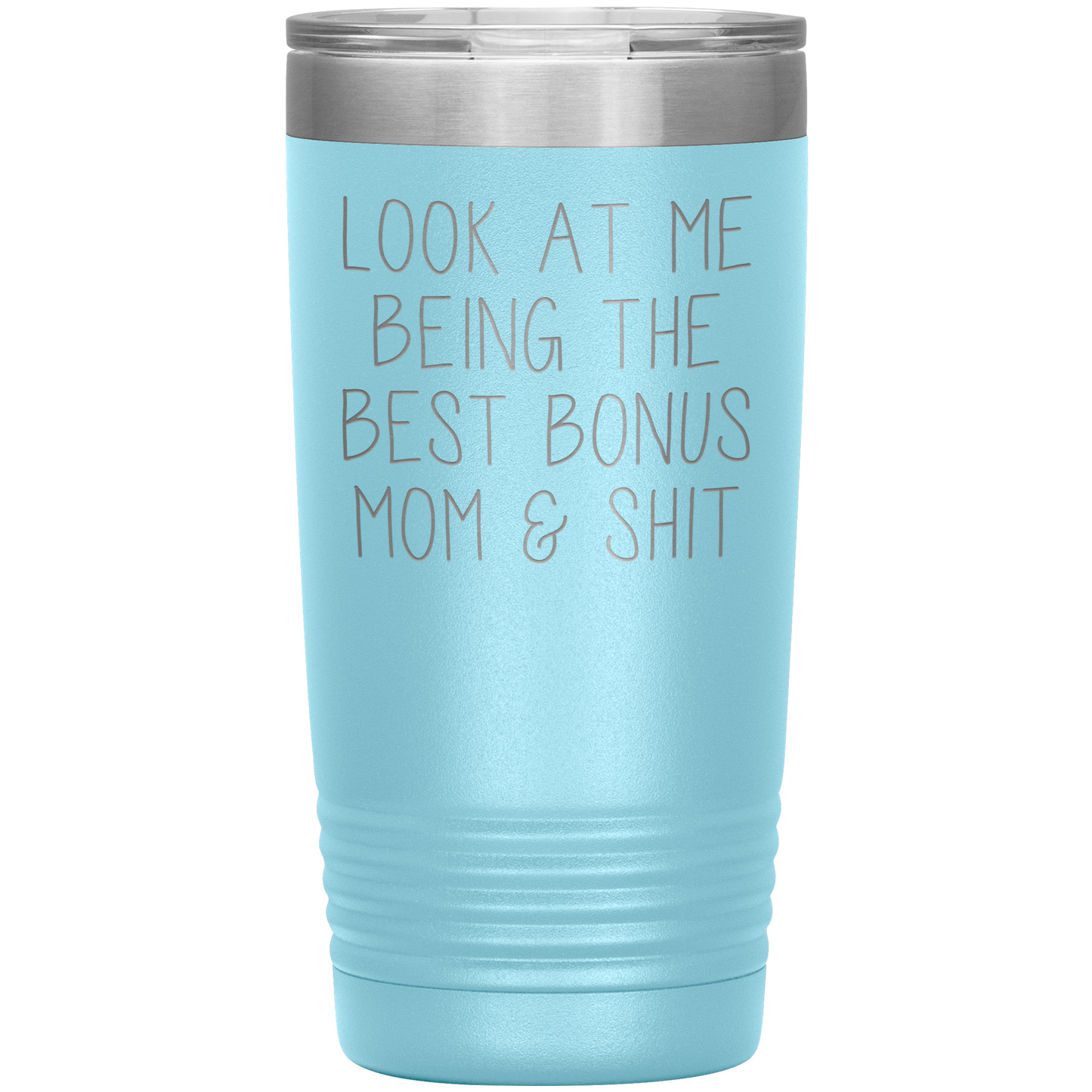 Bonus Mom Tumbler, Step Mom Gifts, Stepmom Coffee Mug, Birthday Gifts for Men and Women