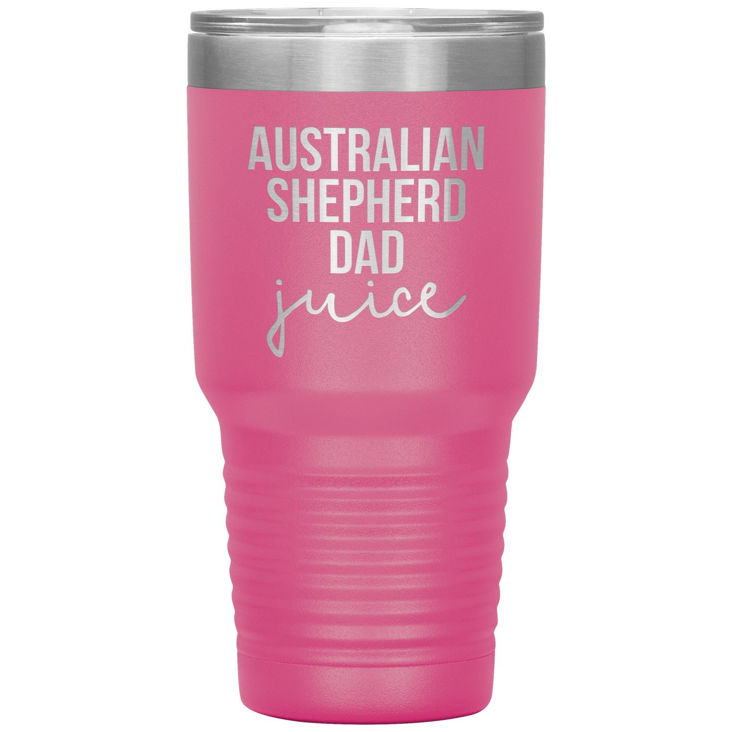 Australian Shepherd Dad Tumbler, Funny Travel Coffee Mug, Birthday Gifts for Men and Women