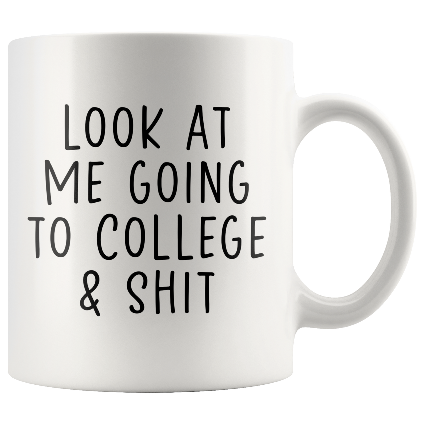 College Student Gifts, Coffee Mug, Two Tone Accent Cup, Birthday Gift for Men and Women