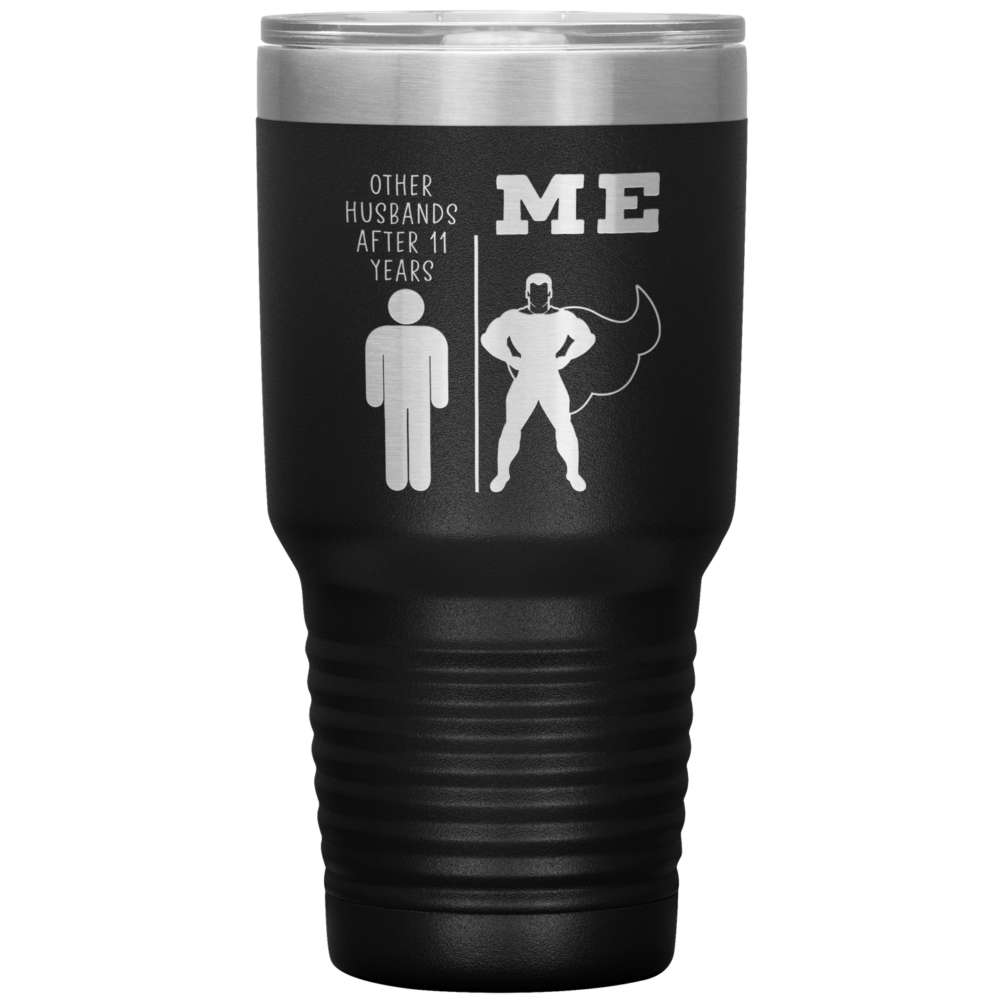 11th Anniversary Gifts for Husband, 11 Year Anniversary Gifts for Men, Tumbler Mug