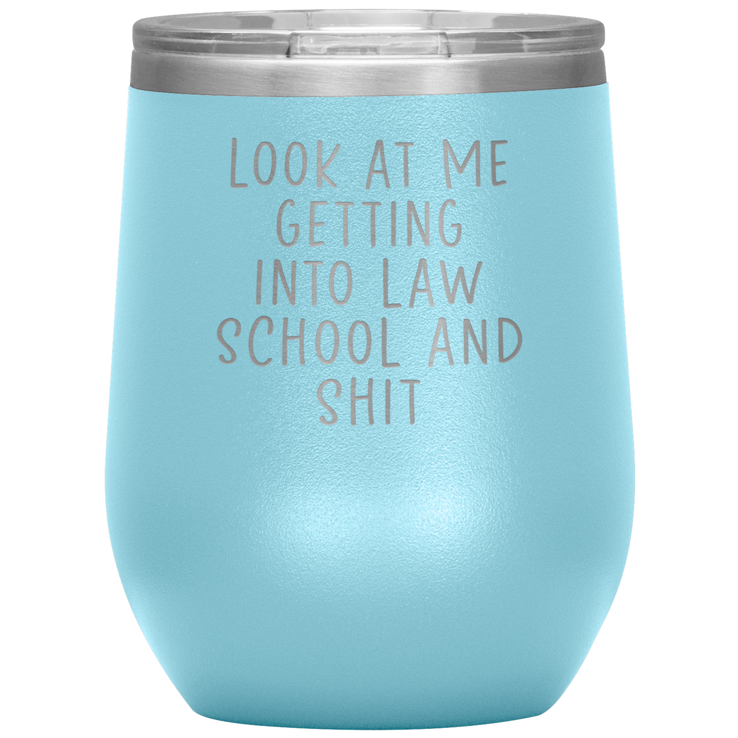 Law School Student Wine Tumbler, Law School Student Gifts, Travel Wine Cup, Birthday Gifts for Men and Women