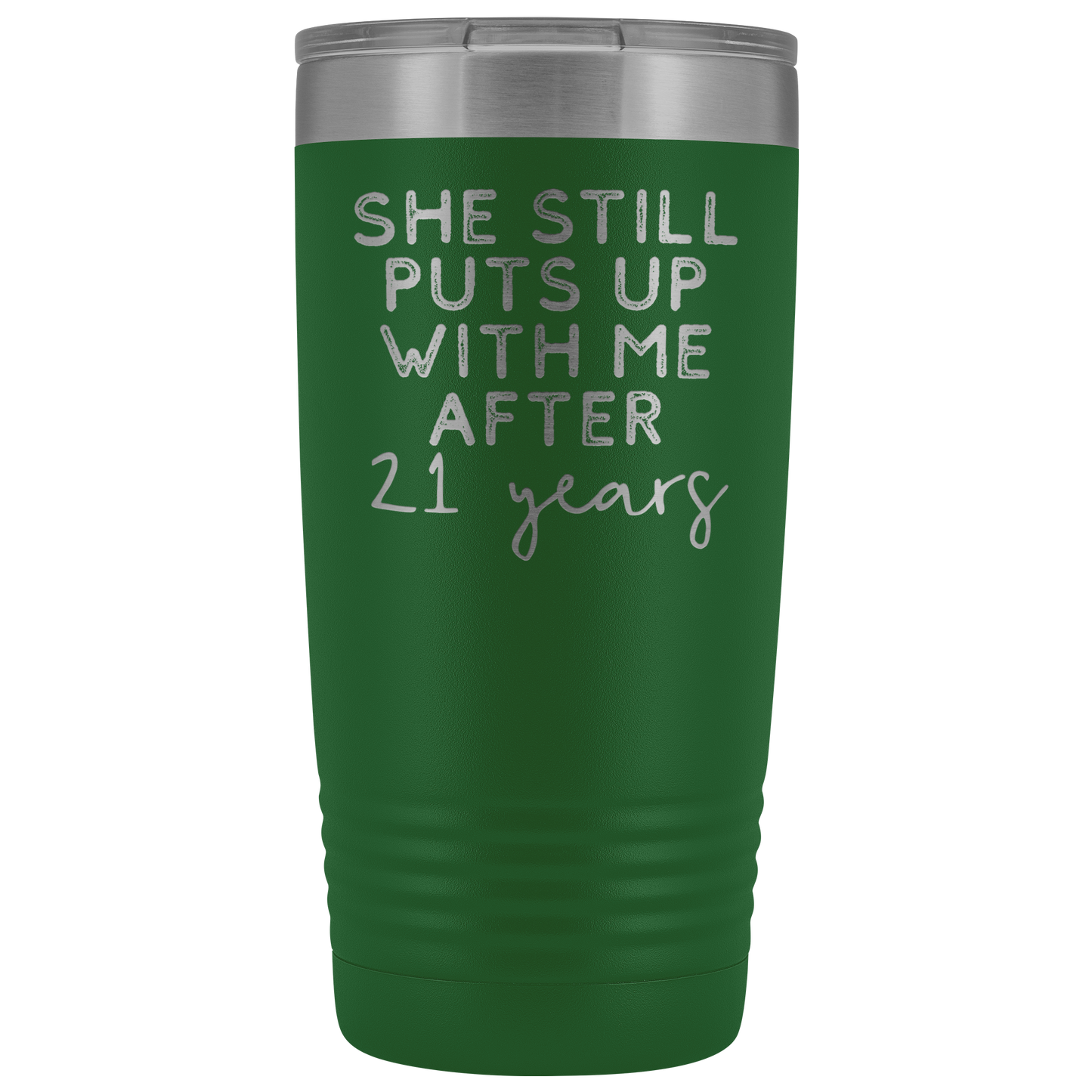 21e anniversaire Gift 21 Year Wedding Anniversary Coffee Mug Funny Husband Tumbler Gifts for Him Anniversary for Men Cup