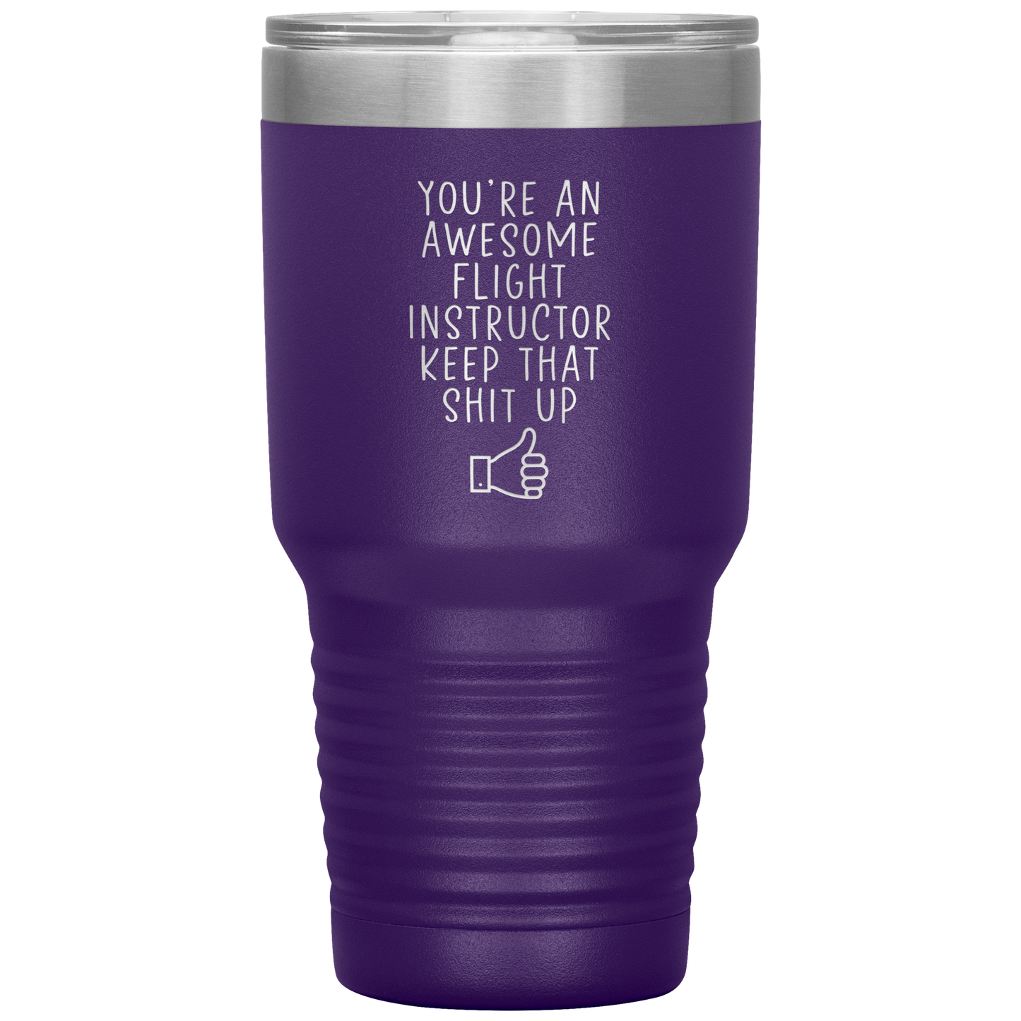 Instructeur de vol Tumbler, Dons d'instructeur de vol, Mug de café de voyage, Cadeaux d'anniversaire pour les hommes et les femmes