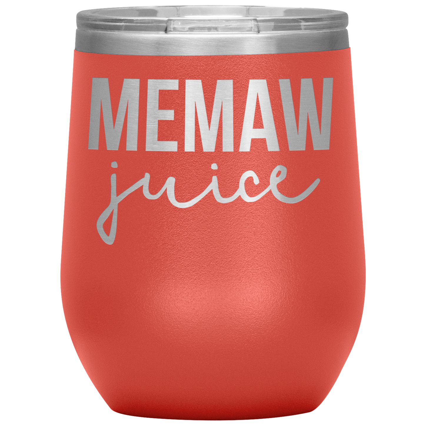 Memaw Wine Tumbler, Memaw Gifts, Travel Wine Cup, Cadeaux d’anniversaire pour hommes et femmes