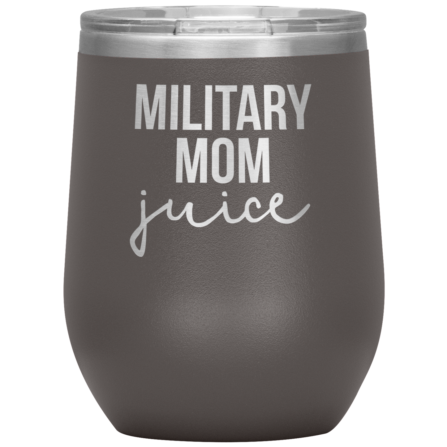 Military Mom Wine Tumbler, Military Mom Gifts, Travel Wine Cup, Birthday Gifts for Men and Women